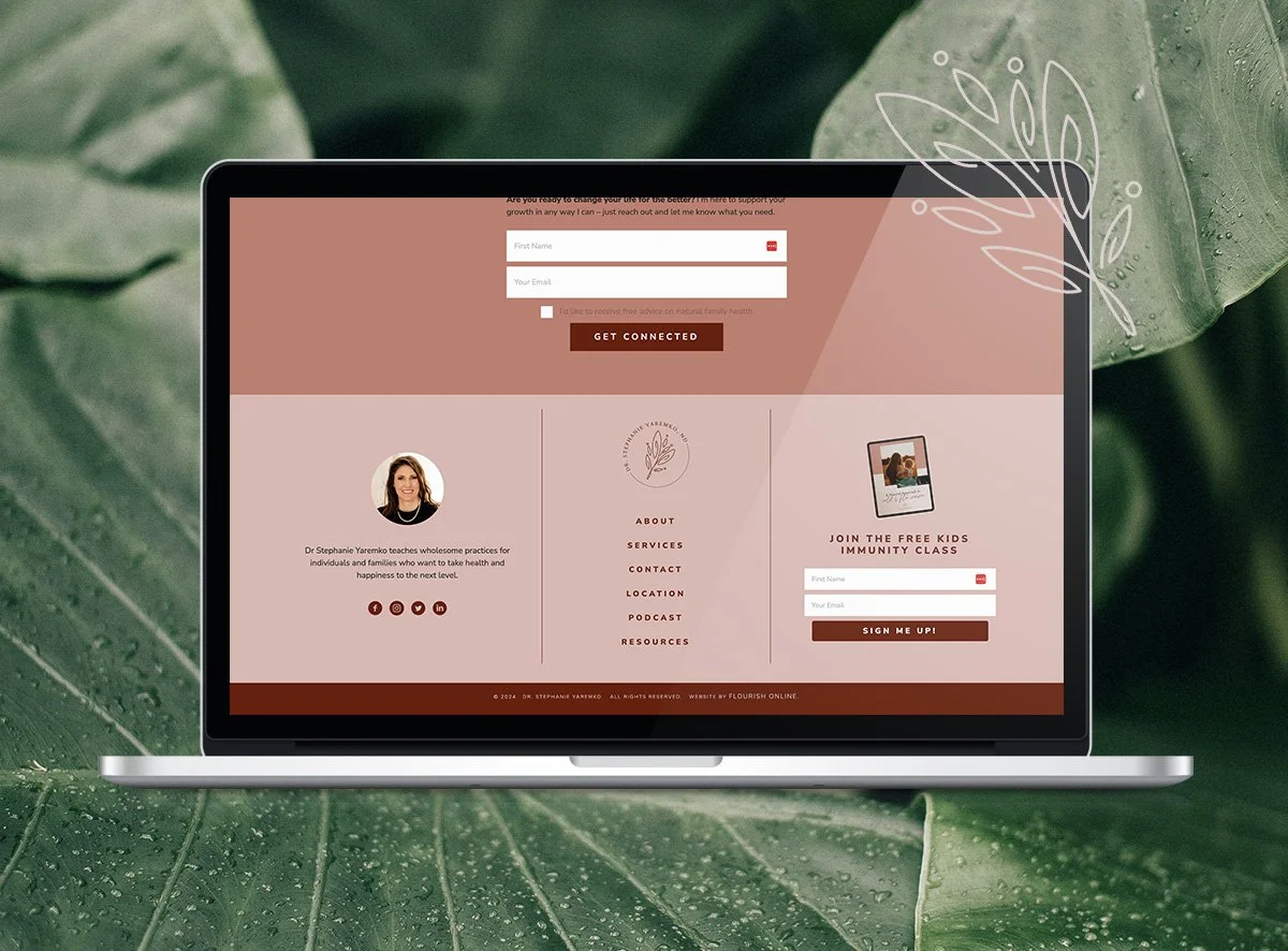 Dr Stephanie Yaremko | Business Coach Website Design