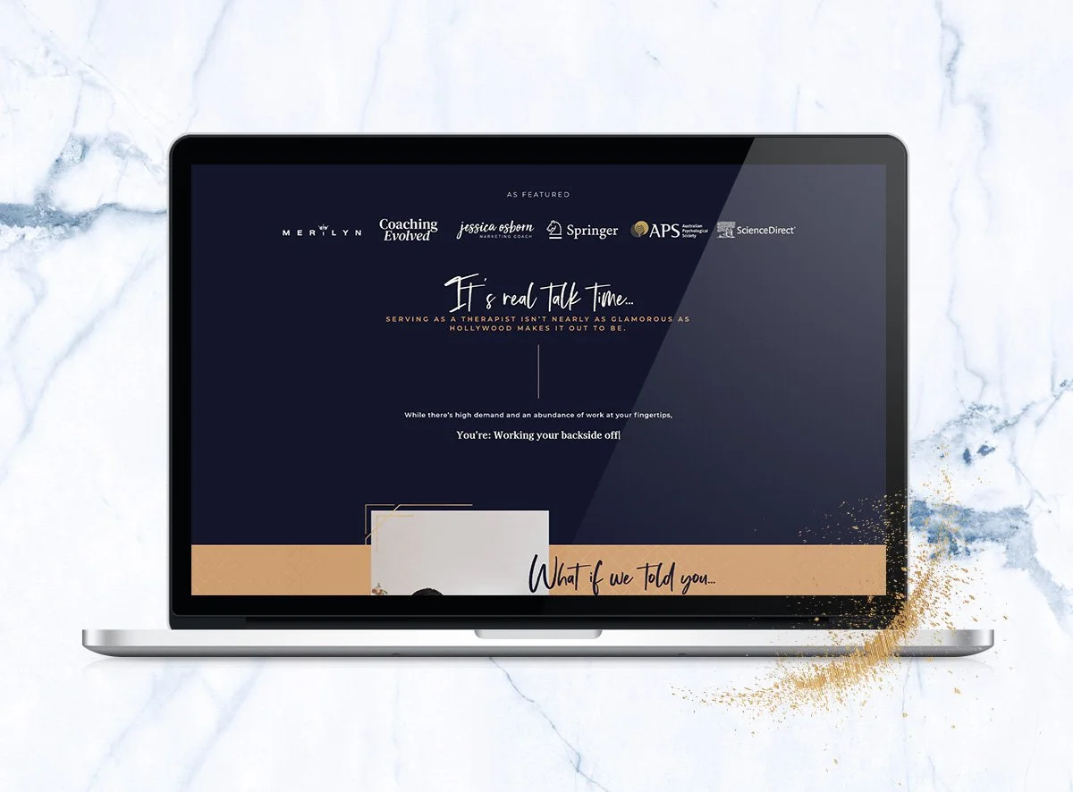 Therapist Rising | Business Coach Website Design