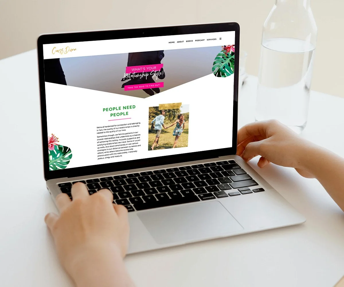 Cass Dunn | Business Coach Website Design