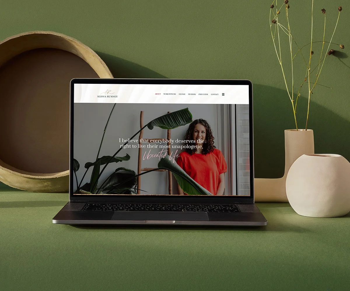 Alissa Rumsey | Business Coach Website Design