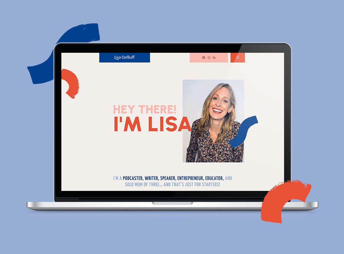 Lisa Corduff | Business Coach Website Design