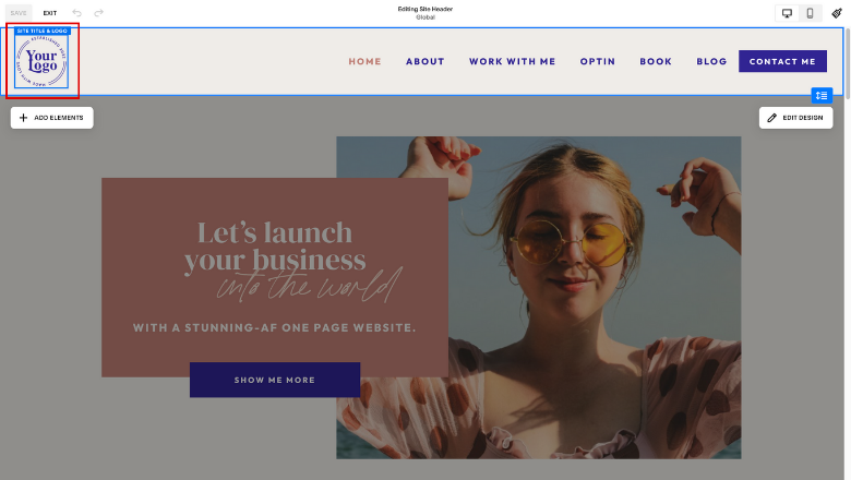 How to Launch your Squarespace Website + Checklist | SetSiteTitleandAddLogo3