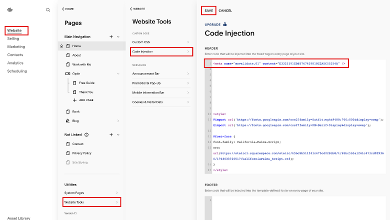 How to Launch your Squarespace Website + Checklist | Bing Webmaster Tools 3