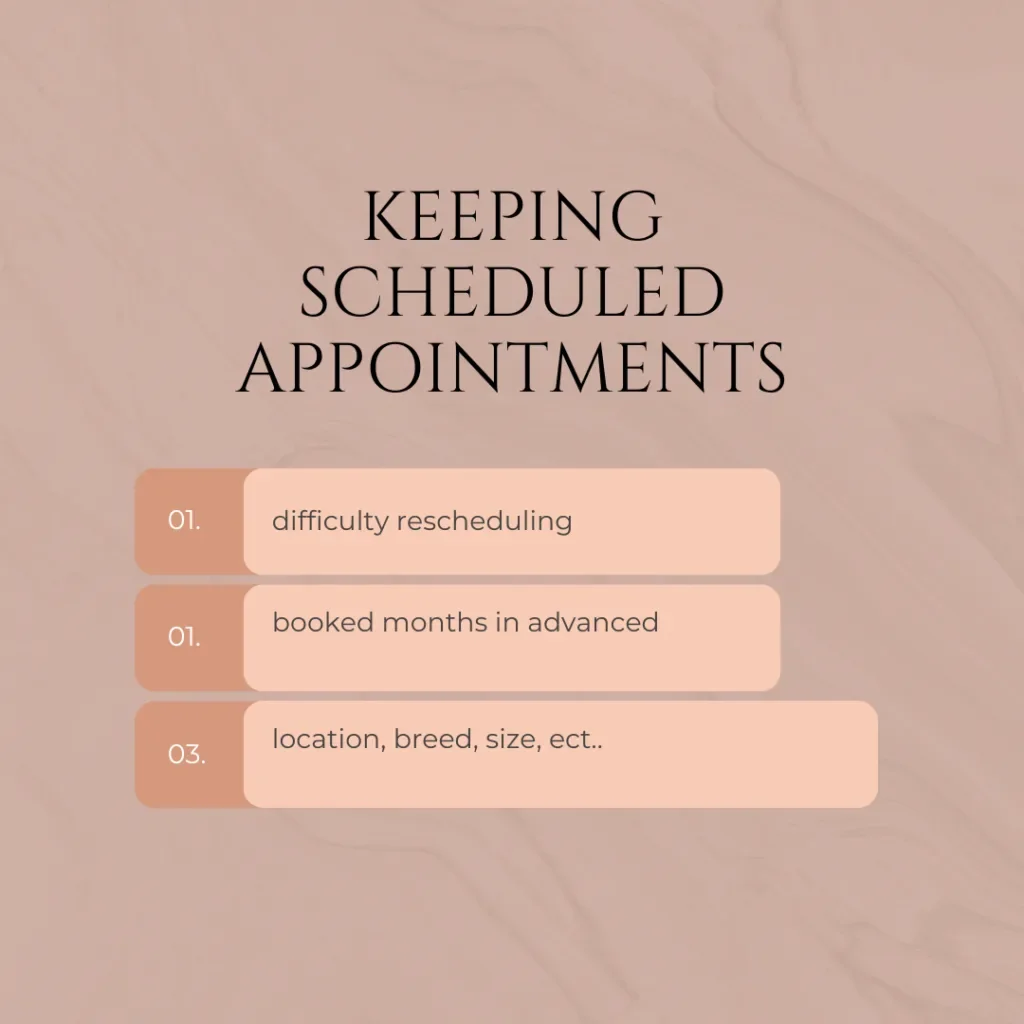Keeping Your Scheduled Appointments