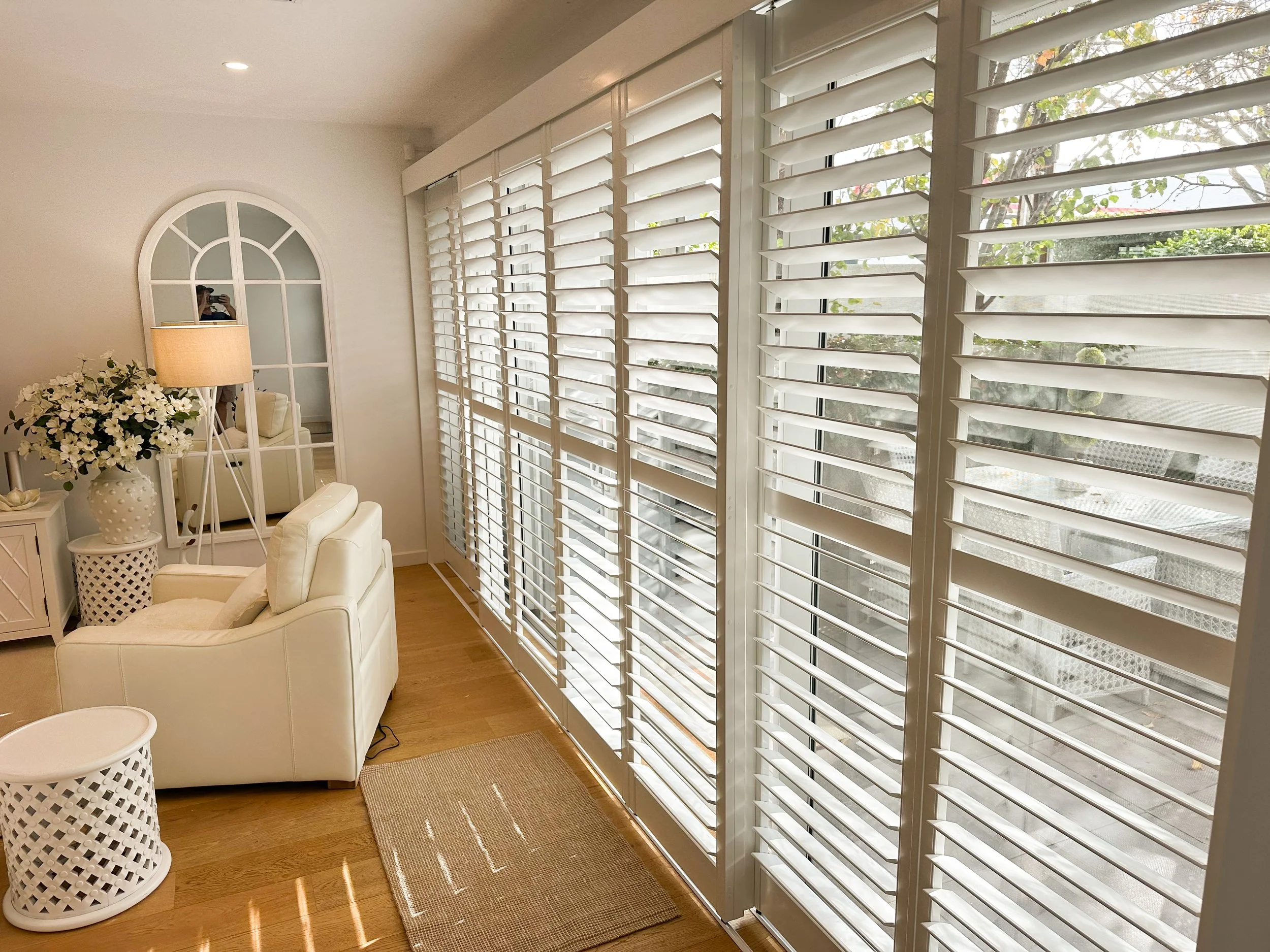 plantation shutter slider