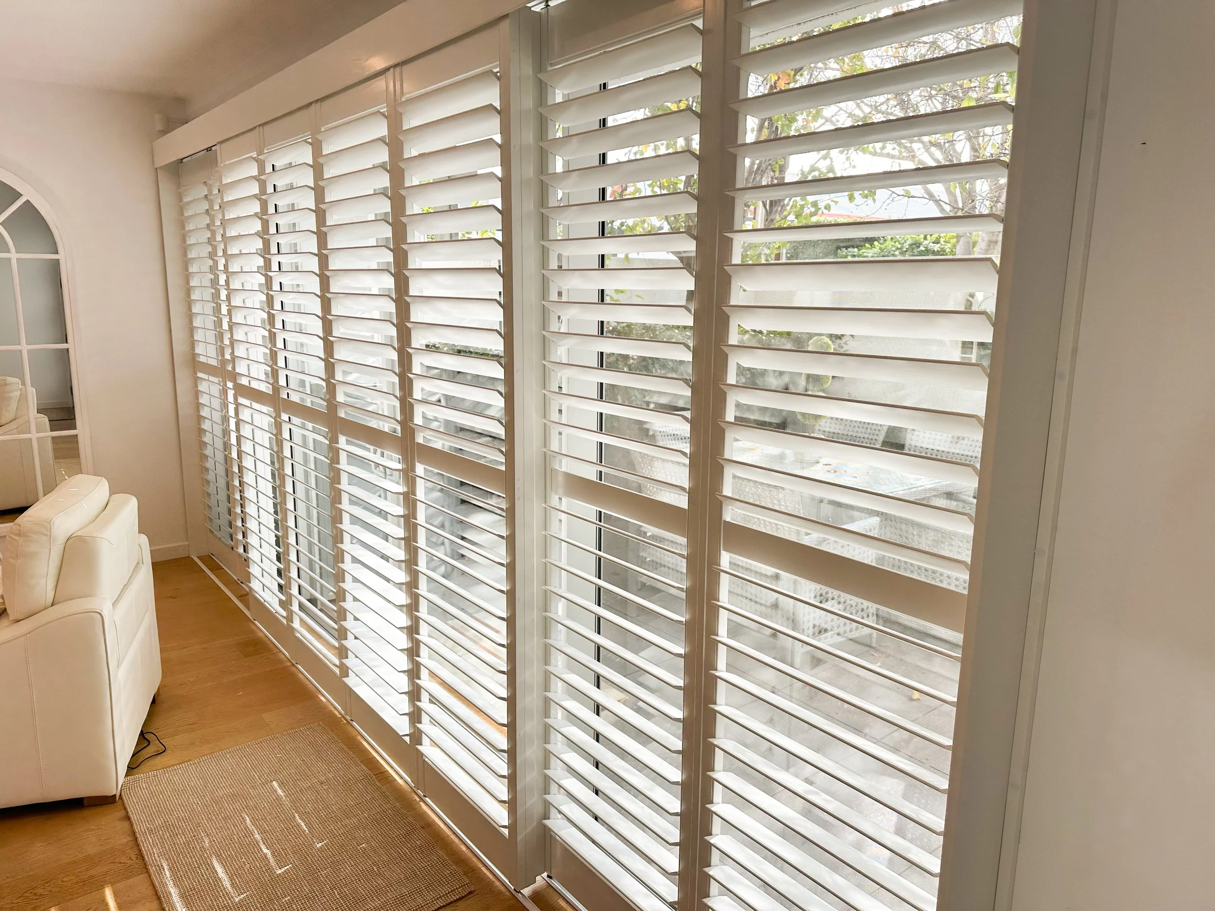 plantation shutter slider