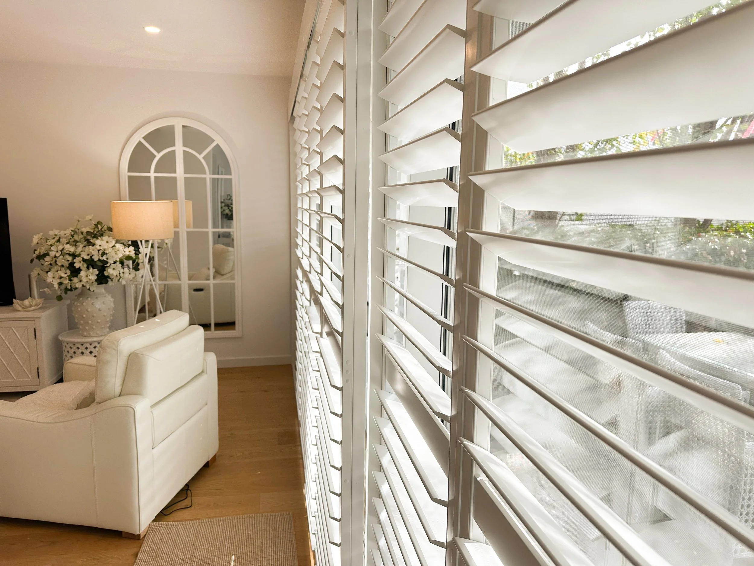 plantation shutter slider