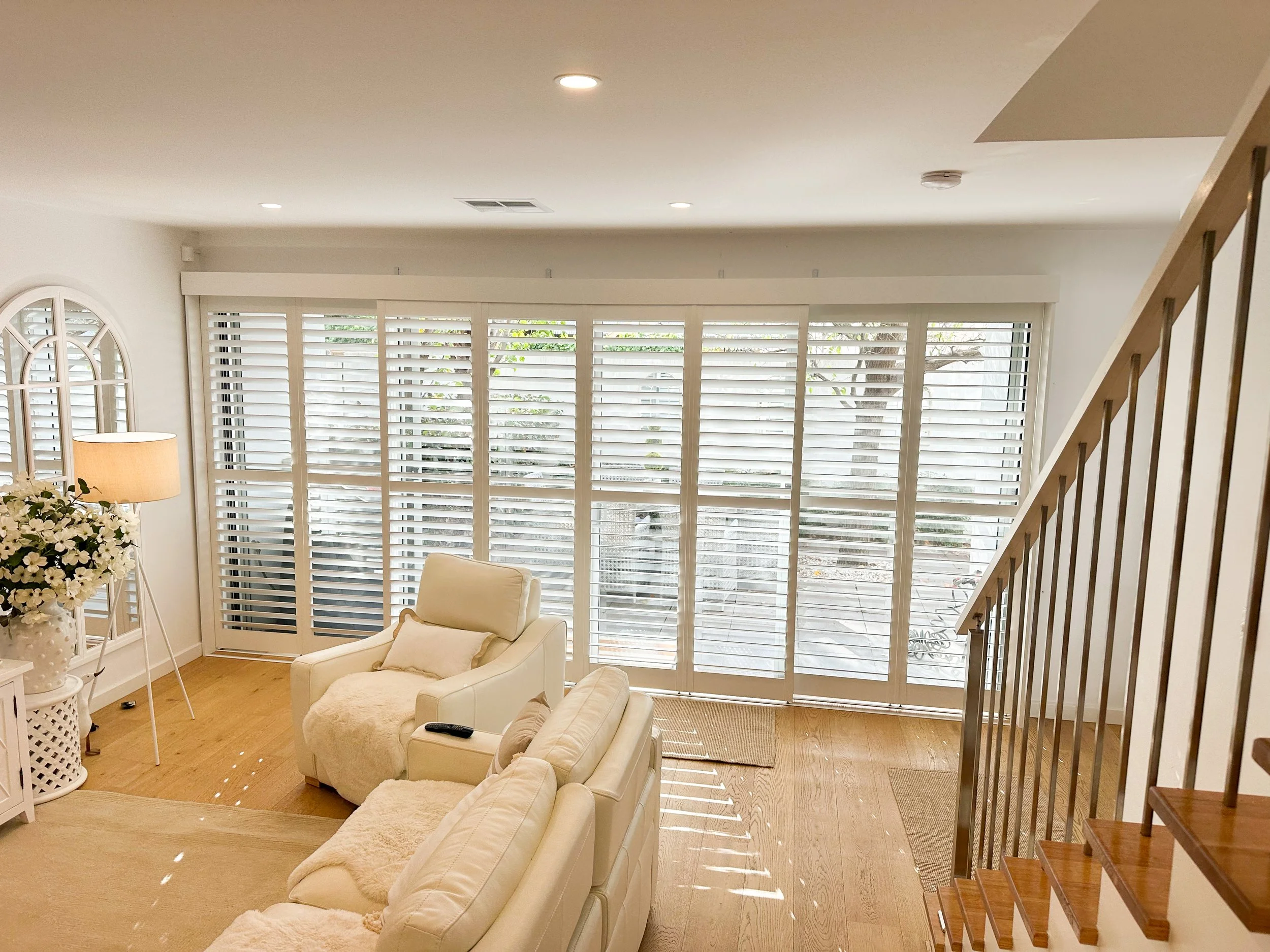 plantation shutter slider
