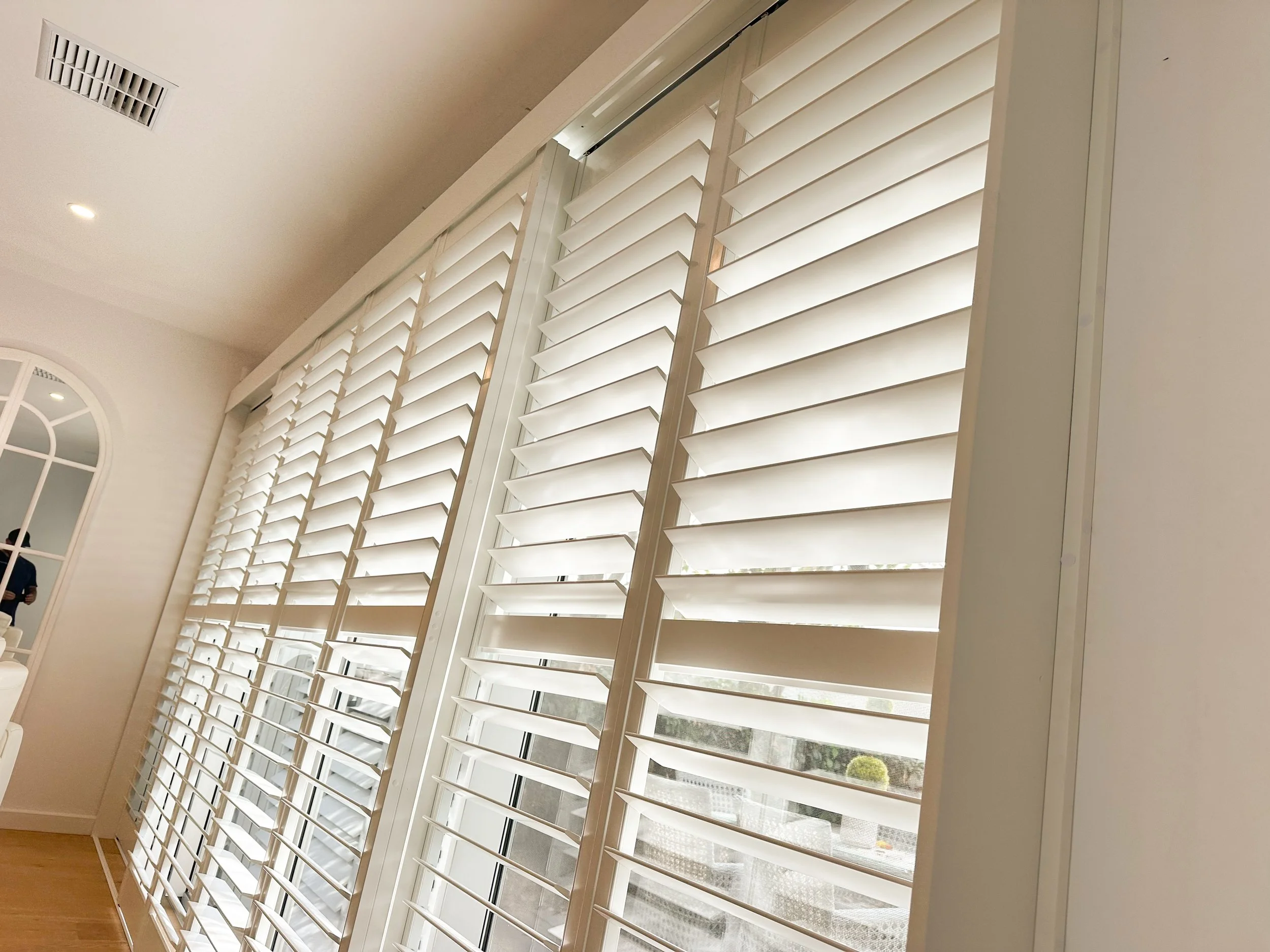 plantation shutter slider