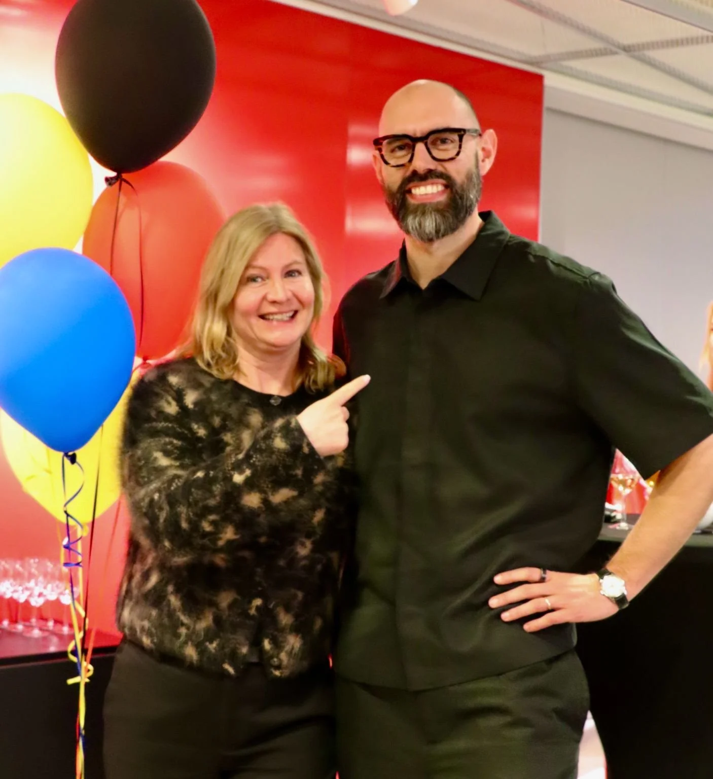 Tysk svenska handelskammaren Malin Johansson och Adam Alderin Jonsson