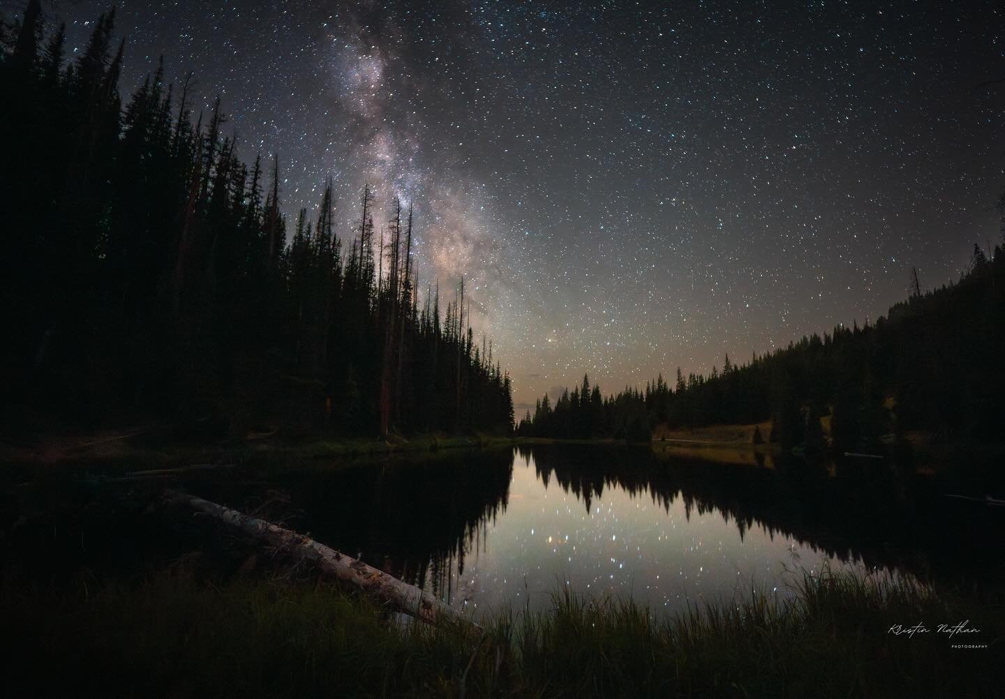 This was my first night photo shoot without my fearless little Jack Russell or another person.  Hiking .4 of a mile down a rocky little trail in the daylight is nothing, but doing it alone in complete darkness at 10,000 feet proved to be a little spo