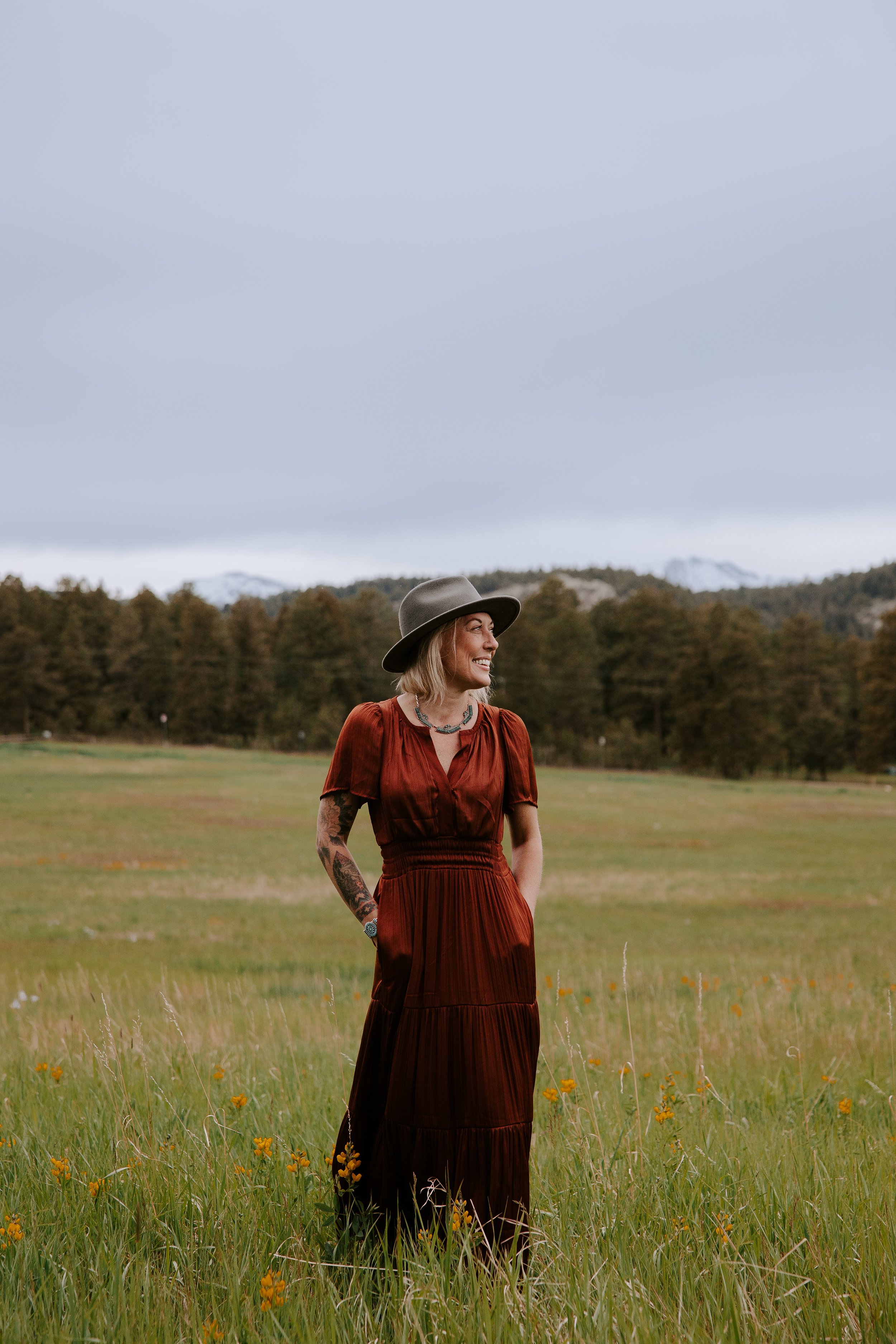 A trauma counselor blending a master's degree in mental health with therapeutic mediumship for women.
