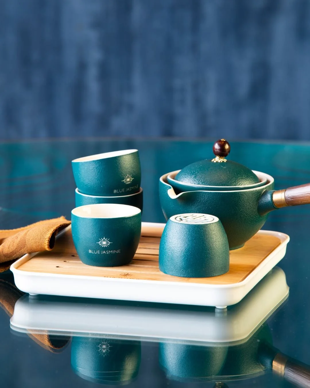 Travel Tea Set — Blue Jasmine