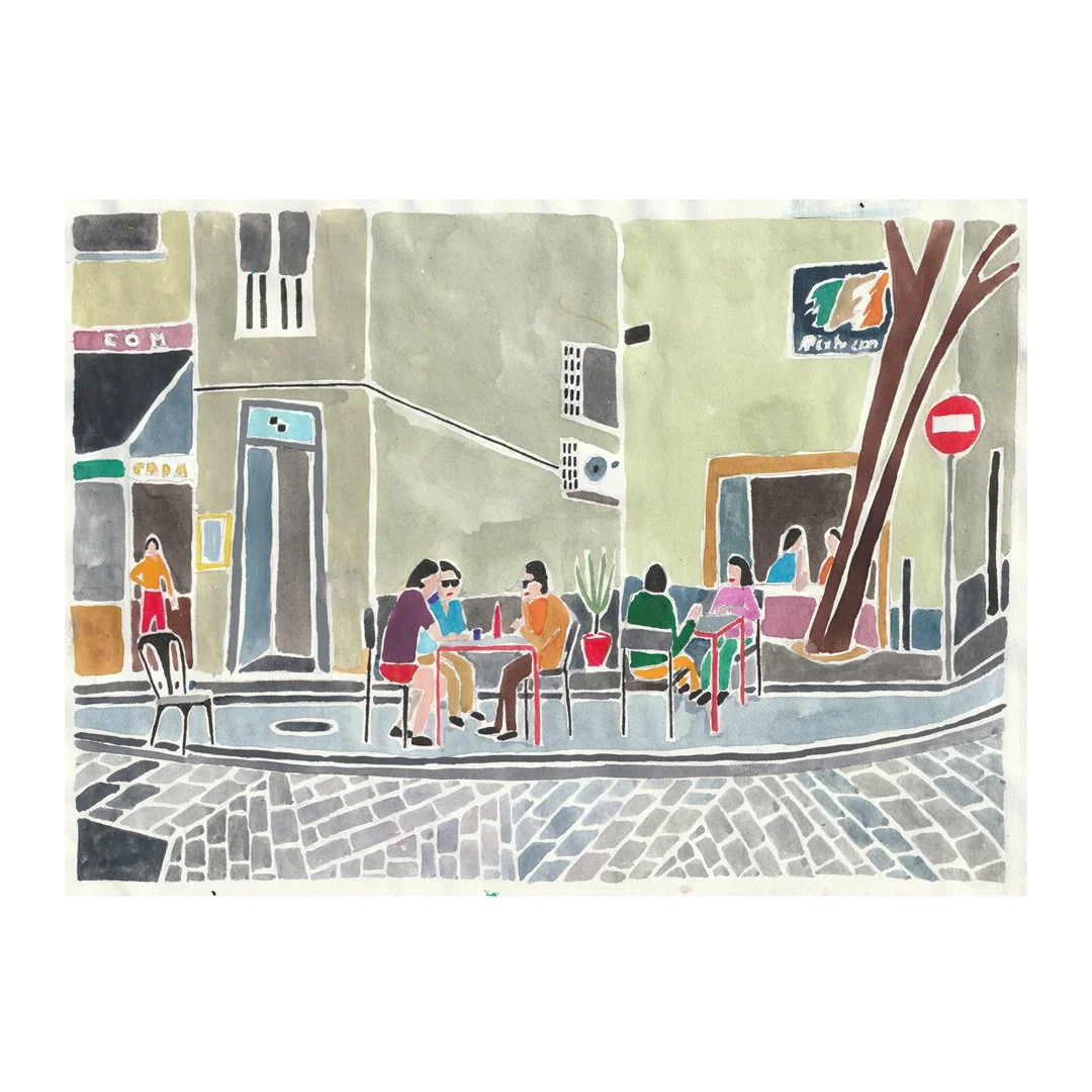Street scene, Madeira. (Original)