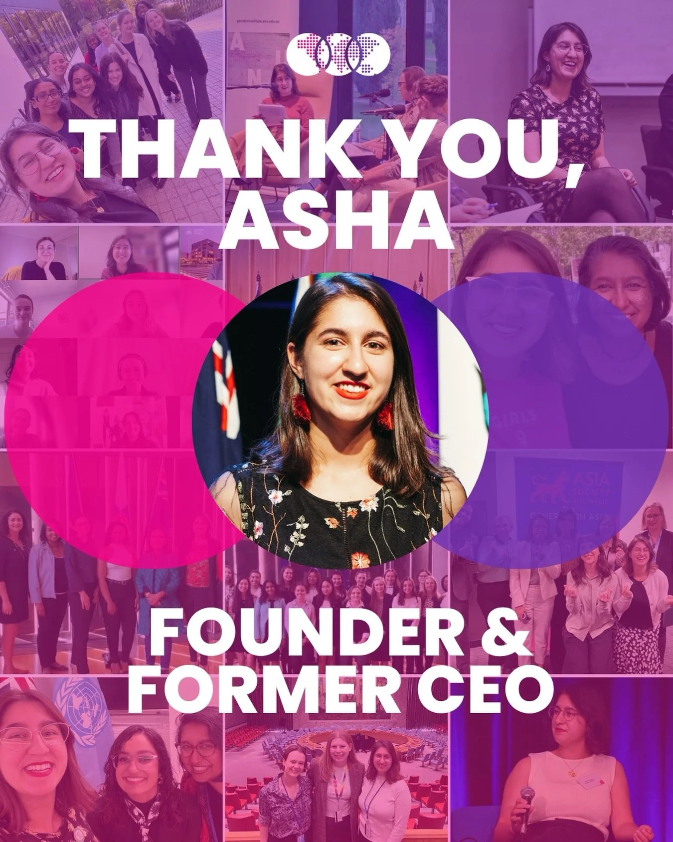 Today, we want to take a moment to celebrate and thank our Founder and former CEO, Asha Clementi, for everything she has given to Girls Run the World.

Asha founded Girls Run the World in 2018 with a vision of creating a space where young women could