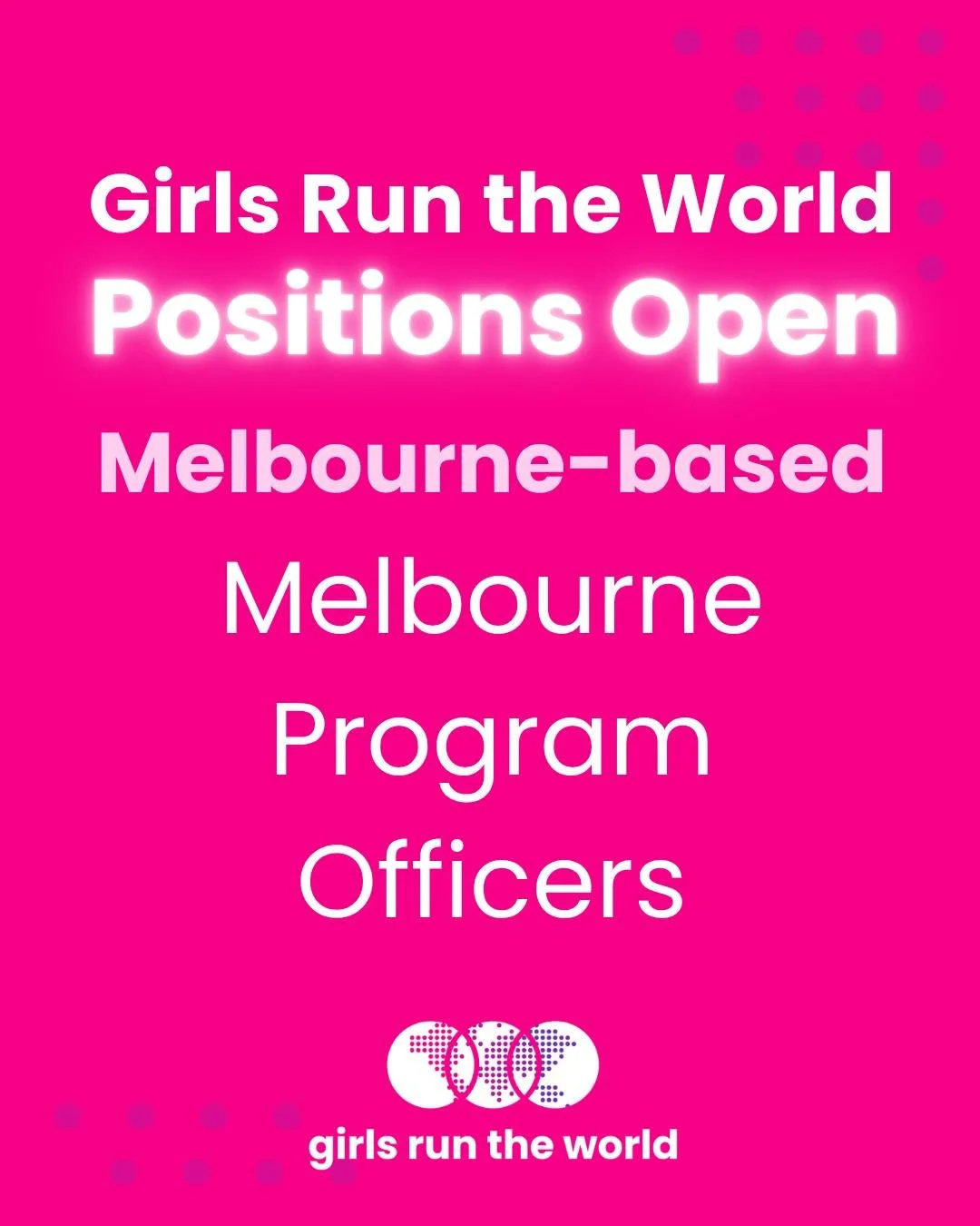 ✨ We&rsquo;re looking for two Melbourne Program Officers to join our team!

You&rsquo;ll support our flagship Takeover Program in Melbourne, work alongside our Program Directors, and build connections with Consulate Generals, think tanks and research