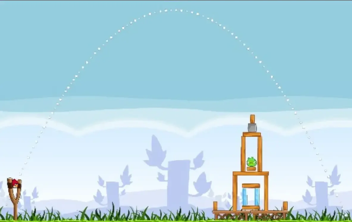 Why Angry Birds Always Fly in Parabolas: The Math and Physics Behind the Game