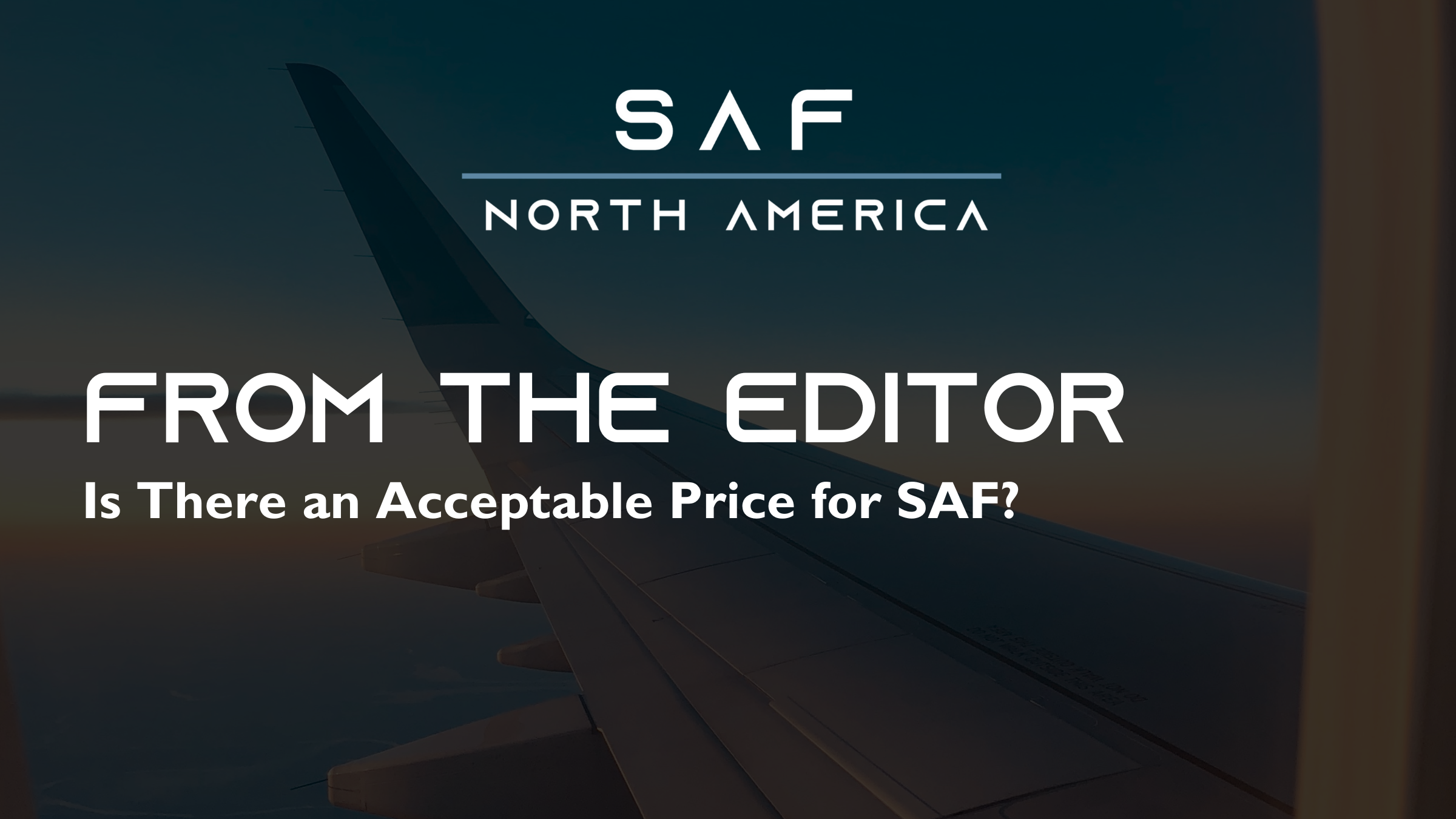 Is There an Acceptable Price for SAF?