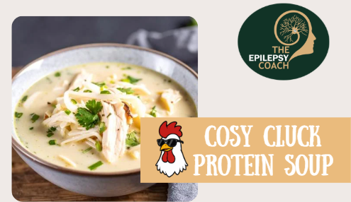 Cosy Cluck Protein Soup ~ Creamy Lemon Chicken Soup (Low-Dairy, High-Protein)