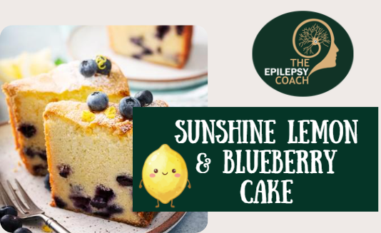 Sunshine Lemon &amp; Blueberry Cake: Low-Sugar Refreshing Cake to Support Seizure Management