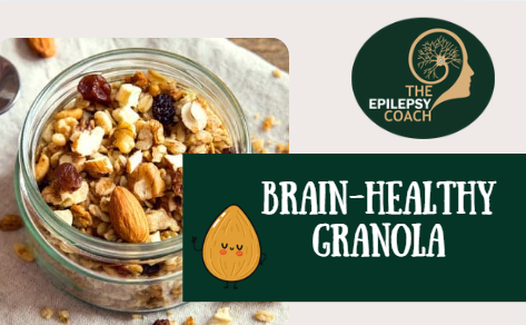 Brain-Healthy Granola: A crunchy, low-sugar homemade granola rich in healthy fats and fibre