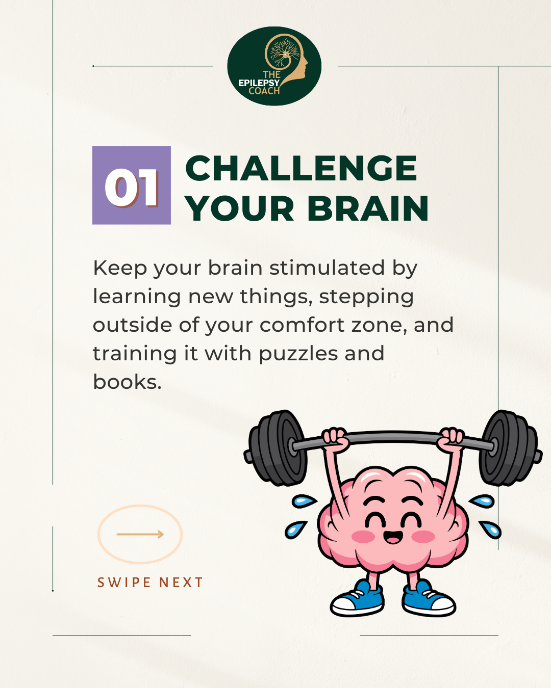 Tip 1 - Keep the brain stimulated with puzzles & Books
