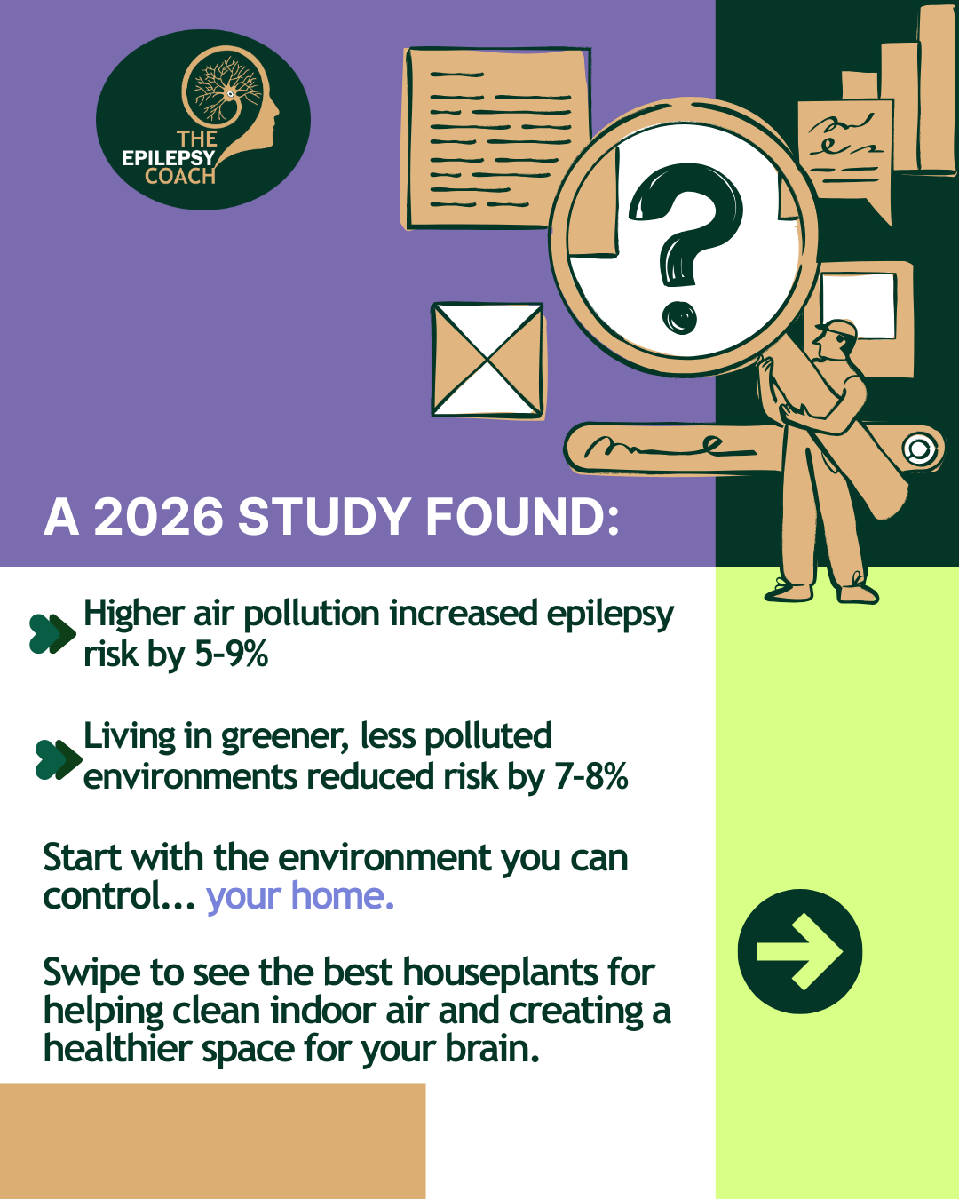 I recently read a study highlighting how air quality can affect seizure frequency and severity. While a 5% increase may seem small, Epilepsy is influenced by multiple factors, and even minor changes can have a cumulative impact. Improving indoor air 