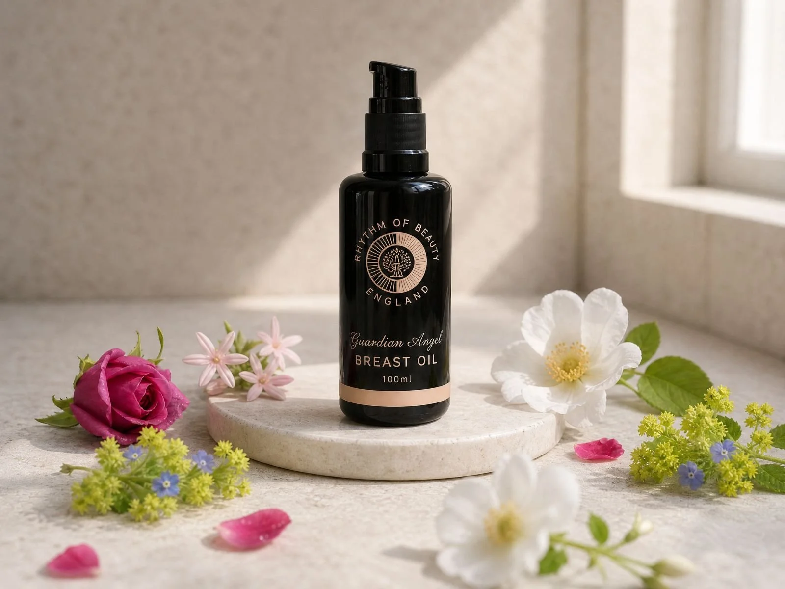 Summer Guardian  Angel of Breast Oil - A sacred anointing oil for breast beauty, lymphatic flow, and feminine self-devotion