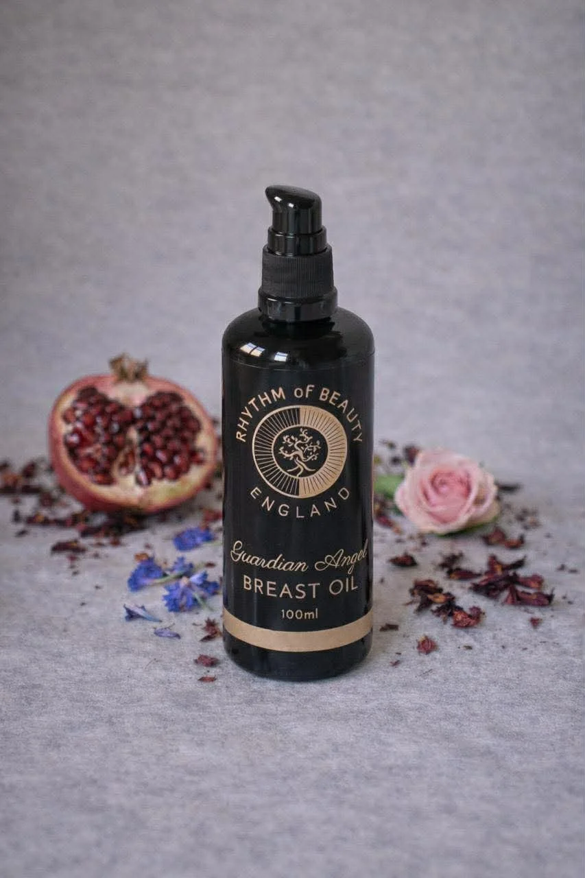 The Guardian Angel of Breast Health- A sacred anointing oil for breast beauty, lymphatic flow, and feminine self-devotion
