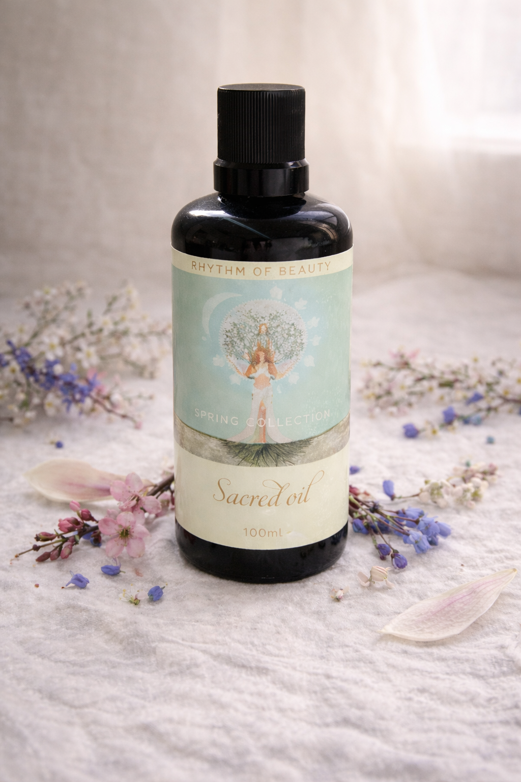 Spring Sacred  Magnesium Oil  -A sacred mineral elixir for tension, beauty, and deep-body release