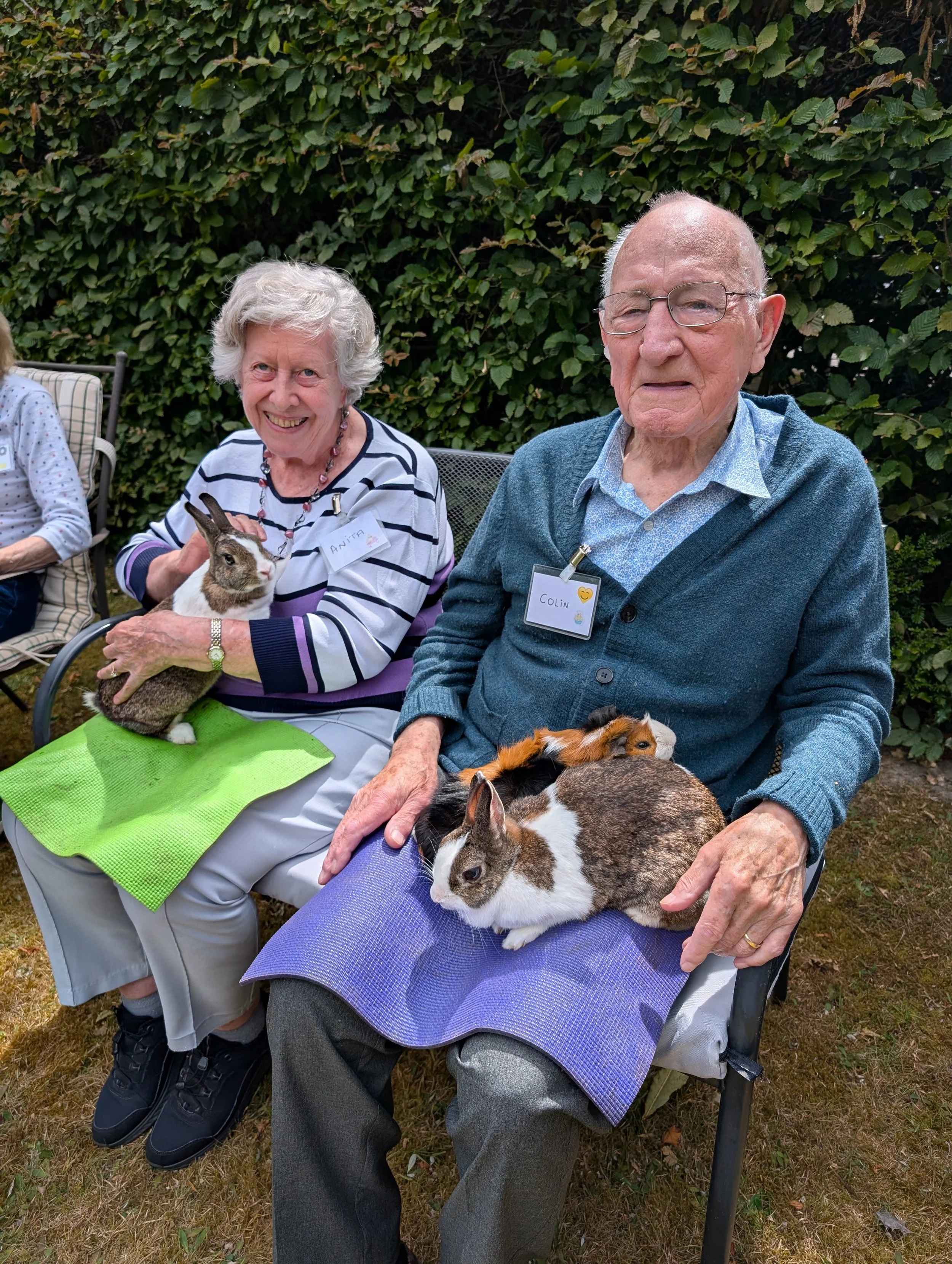 Enjoying cuddles Haslemere Day care
