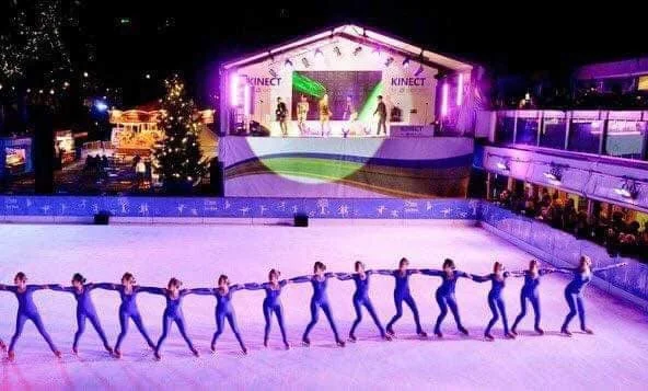 Skating with The Wanted at the XBOX Kinect launch