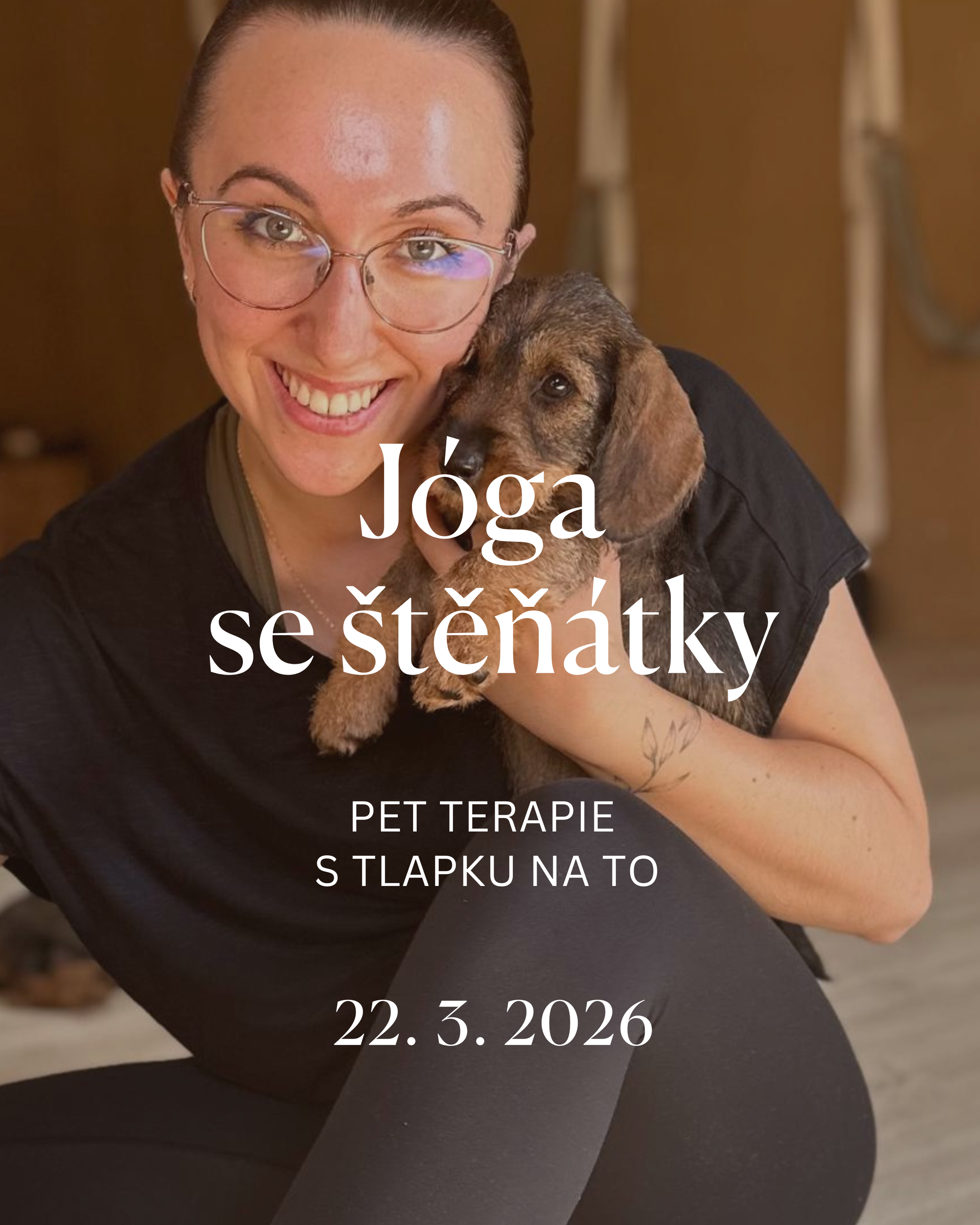 Jóga se štěňátky - pet terapie
