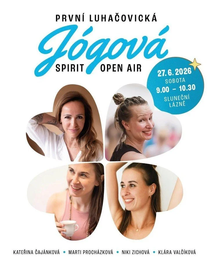 J&oacute;gov&yacute; Open Air⁠
Prague Spirit Festival v Luhačovic&iacute;ch 🌞⁠
⁠
📍Slunečn&iacute; l&aacute;zně ⁠
🗓️ 9.00 - 10.30⁠
Speci&aacute;ln&iacute; a nov&yacute; form&aacute;t lekce, kde budou 4 lektorky, jako projev j&oacute;gy, kter&aacute
