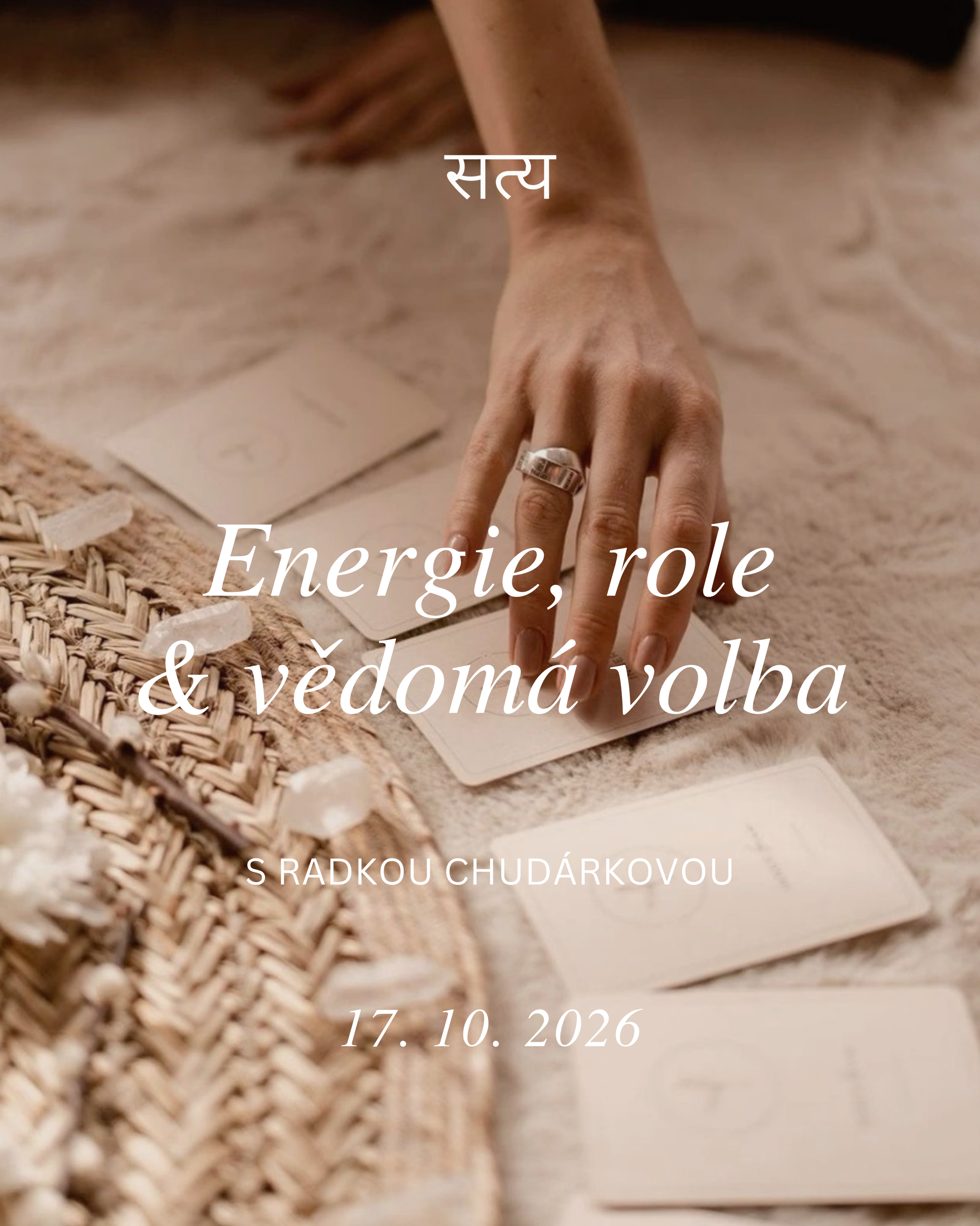 Energie, role &amp; vědomá volba