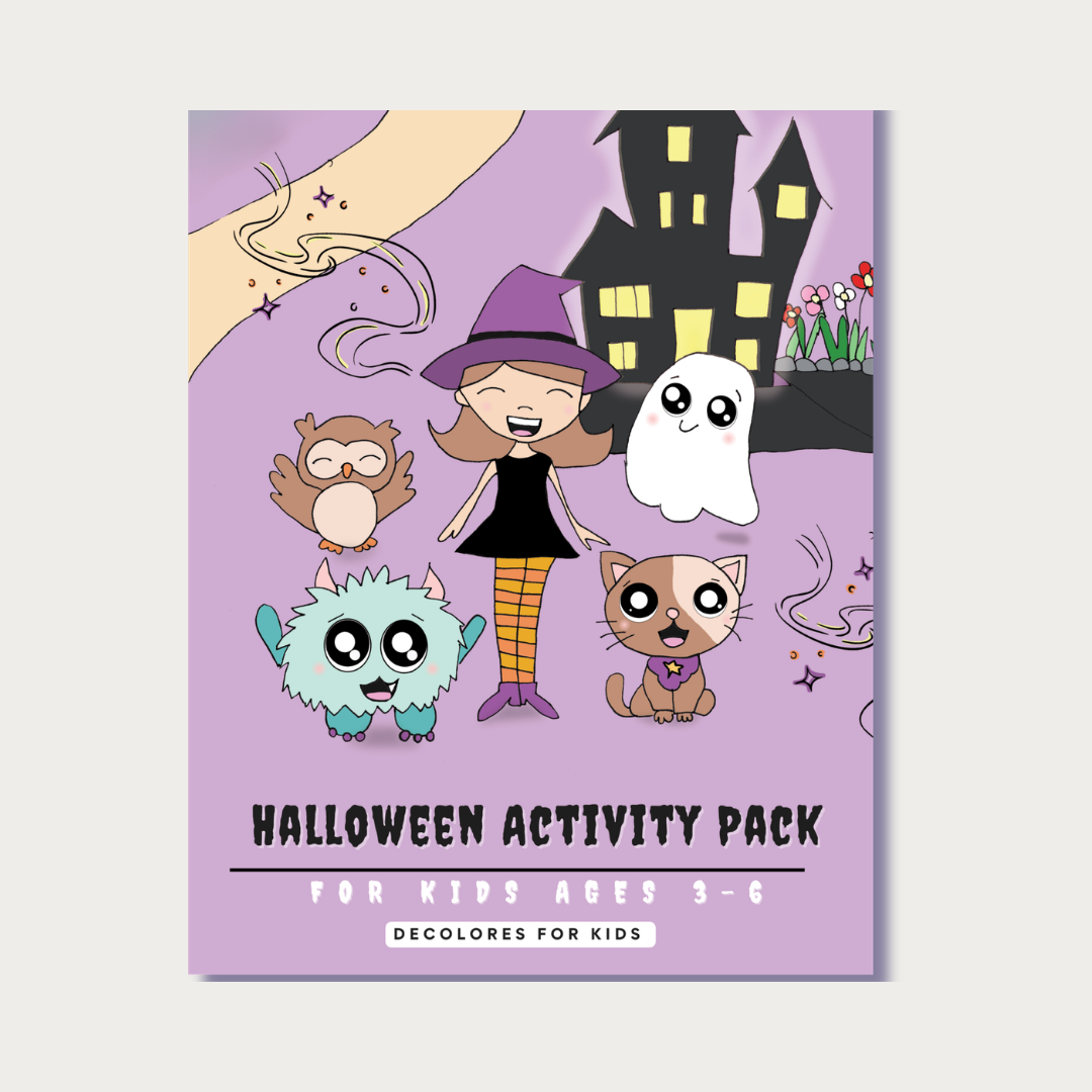 Halloween Activity Pack for Kids (Ages 3–6) – Digital Download