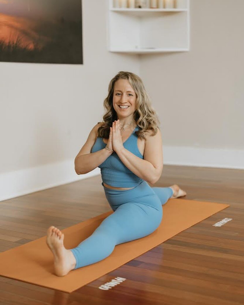 Hello everyone and welcome to our yoga community!🧡

My name is Tricia and I teach Rad Yoga Sculpt on Mondays + Thursdays at 4:15 PM

💫Since I began teaching yoga, I have had the privilege of guiding others on their healing journeys. I have formed b