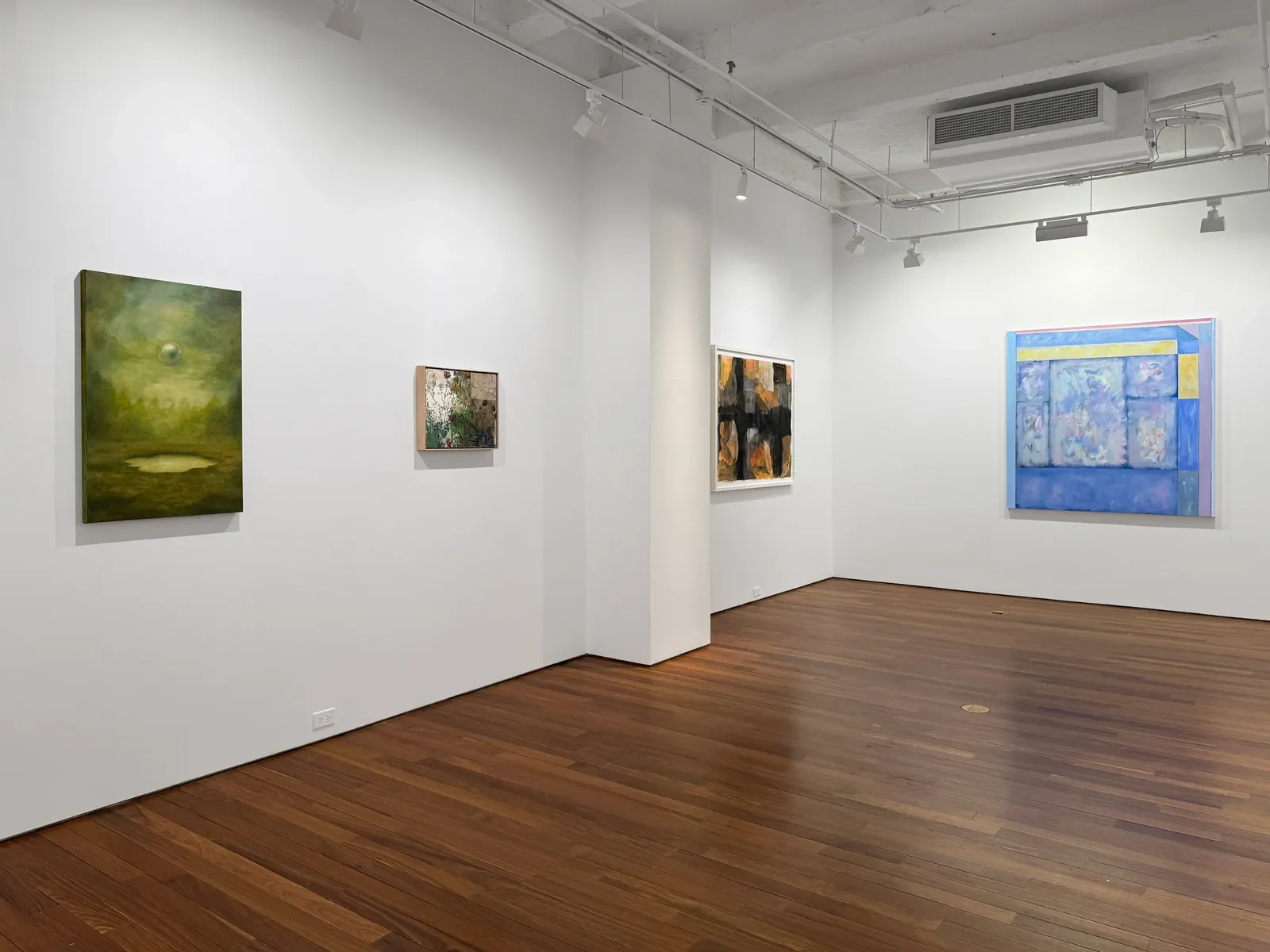  Install of  Adagio,  2024 (far right). 