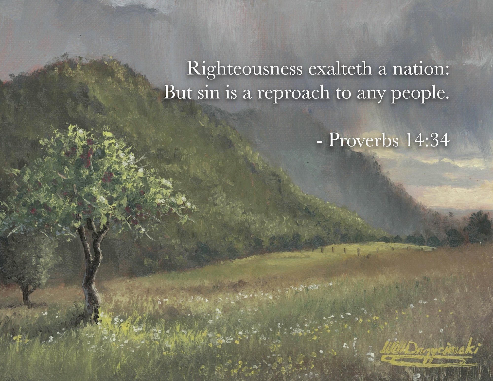 Proverbs 14:34