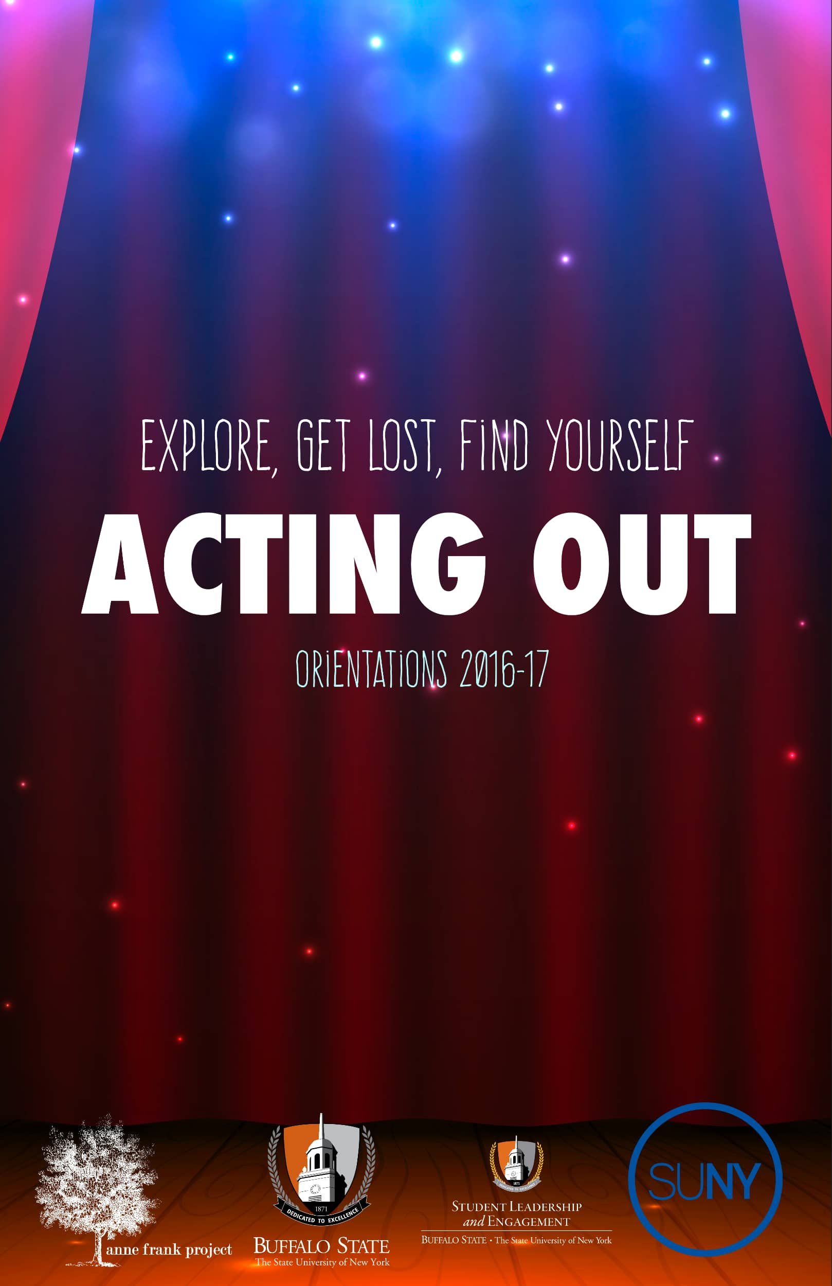 Acting Out Play Poster