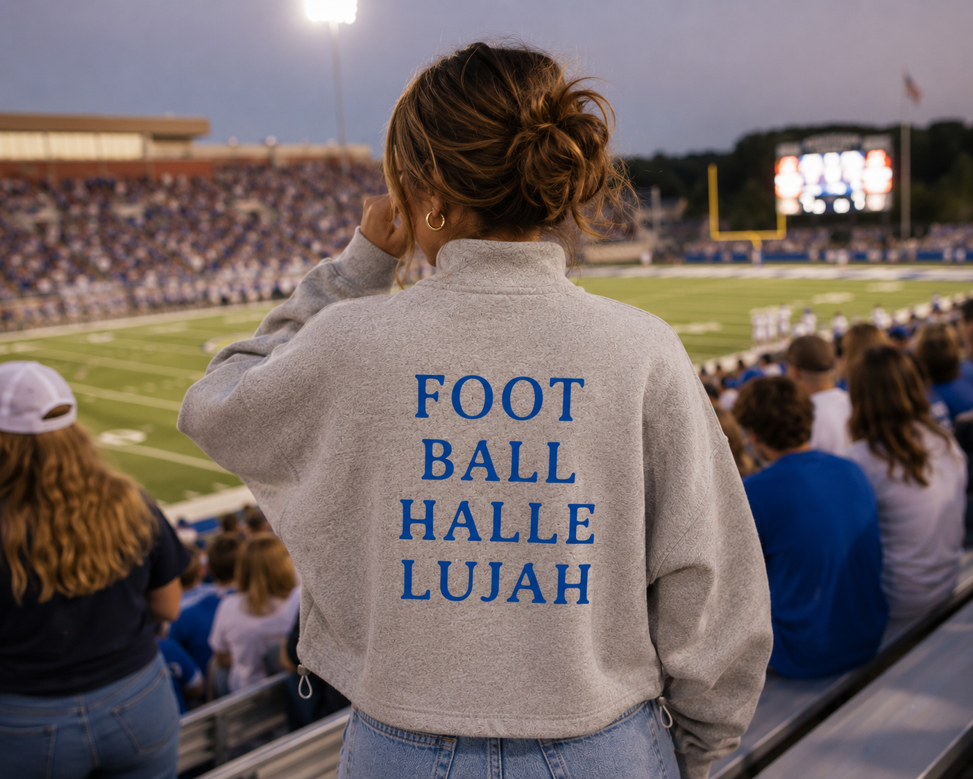 Football Hallelujah Quarter Zip
