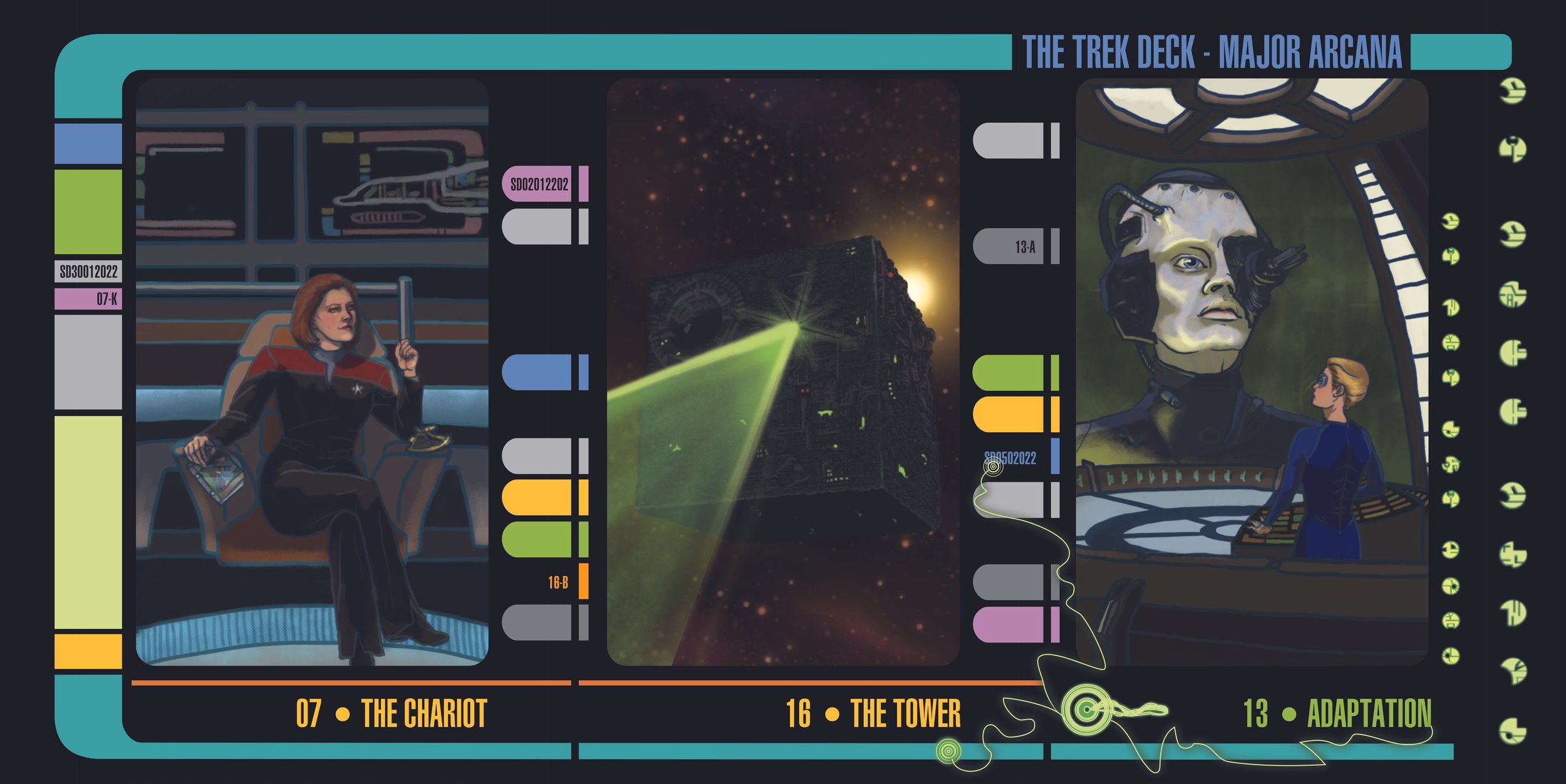 Trek Deck Tarot Print - VOY