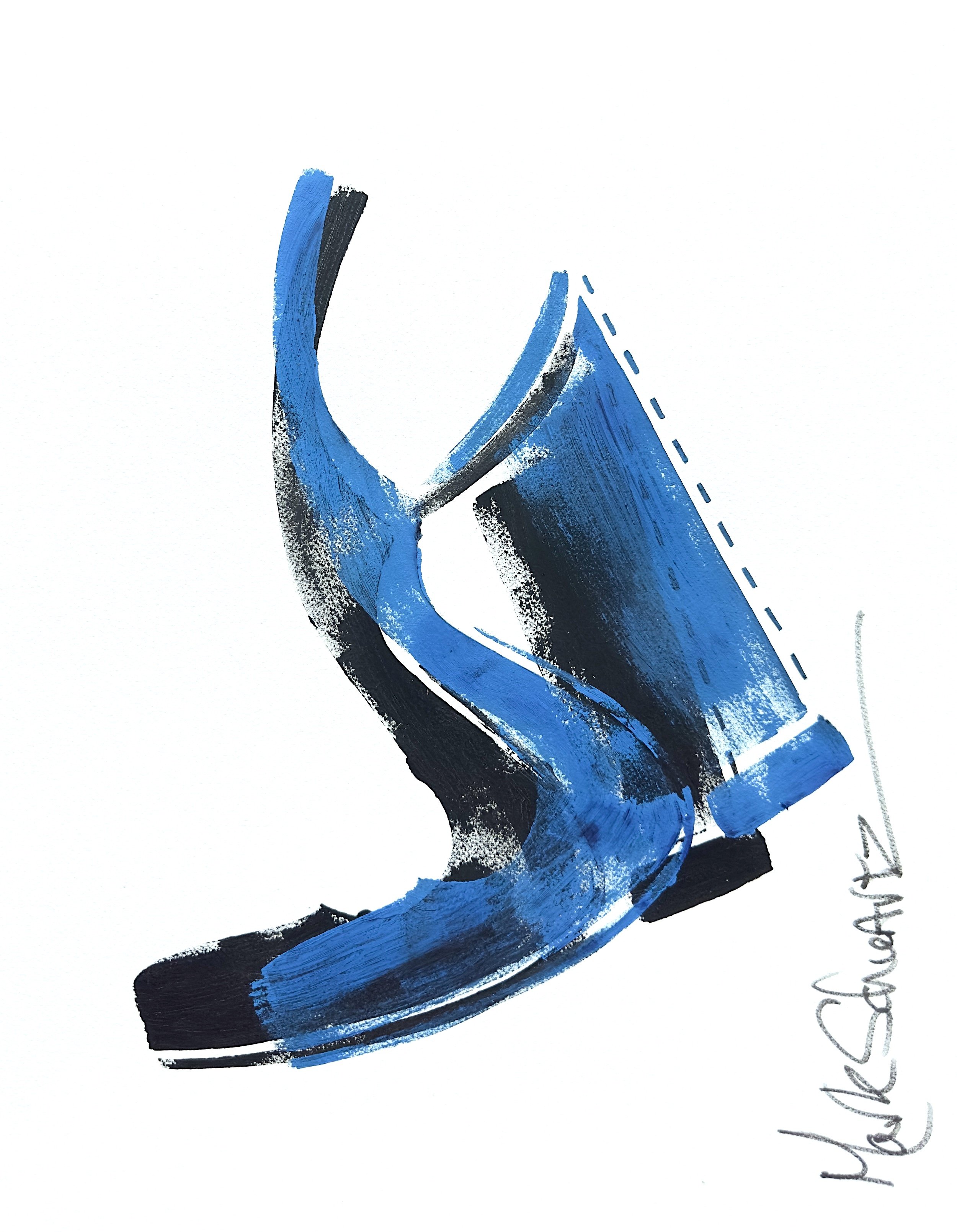 Cheetah Stories Sling Back Sketch Mark Schwartz
