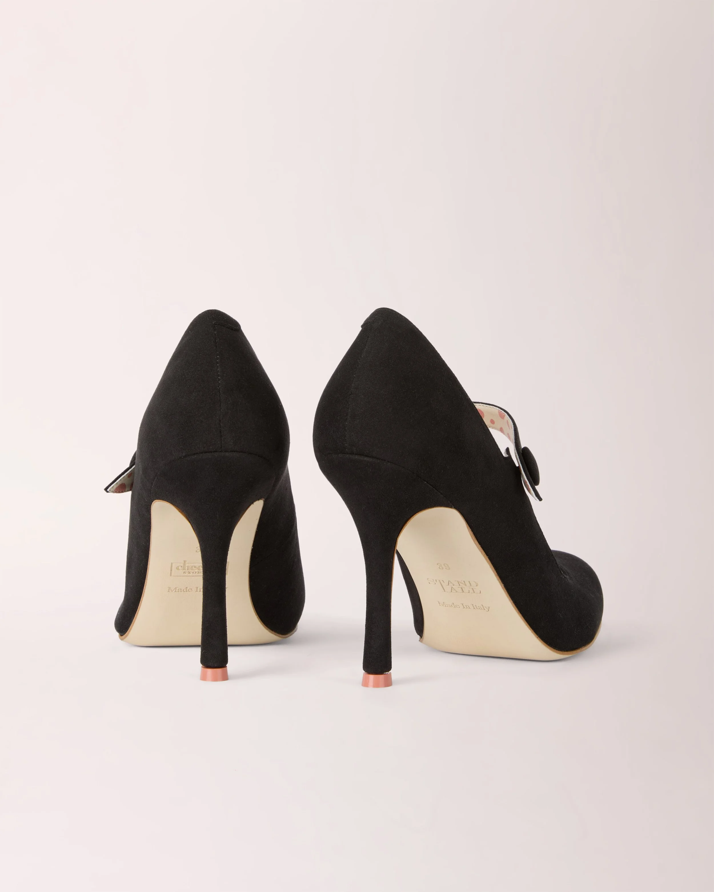 Mary-Jane Cheeletto | Suede | Black