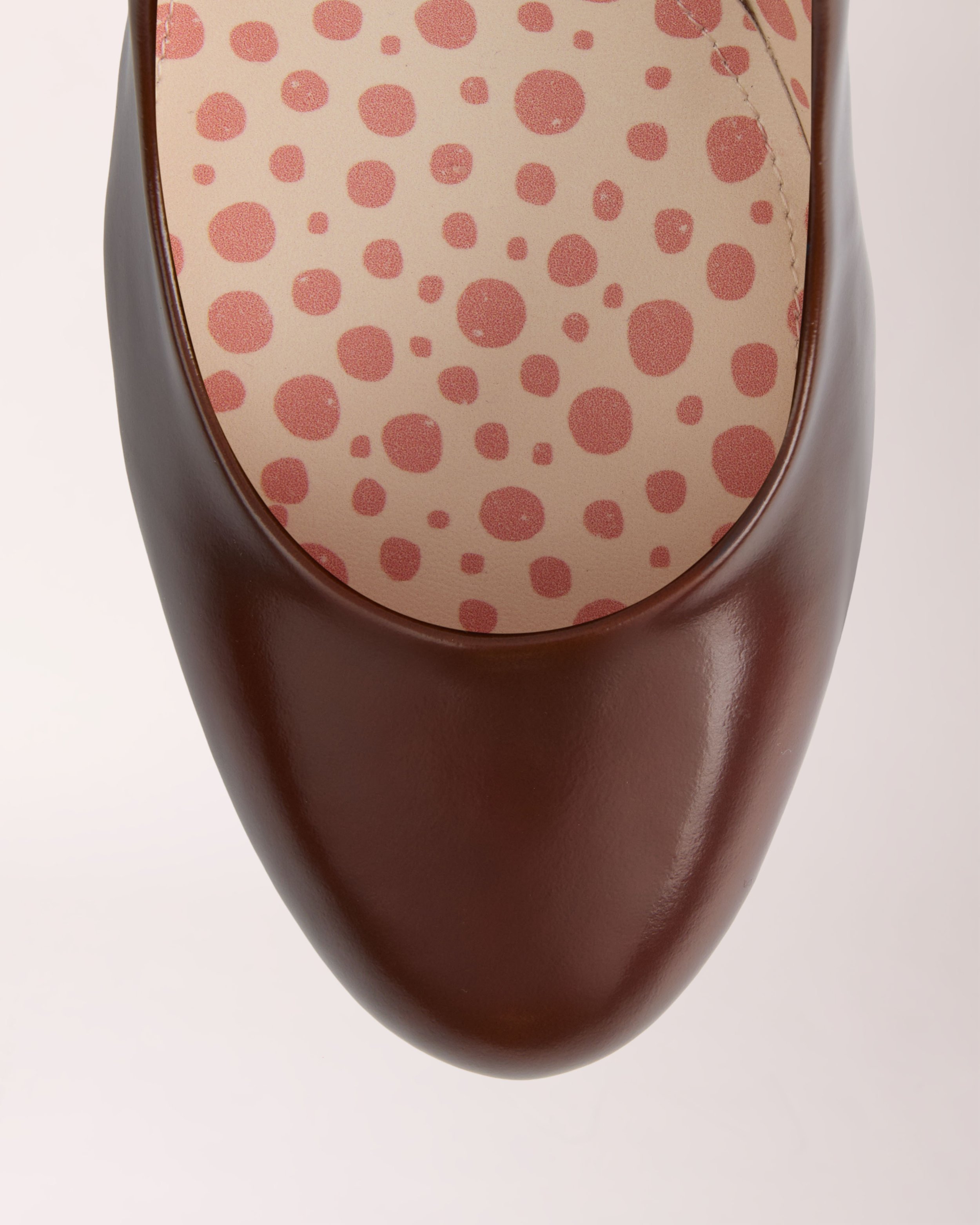 Classic Cheeletto pump | matte | Irish Coffee