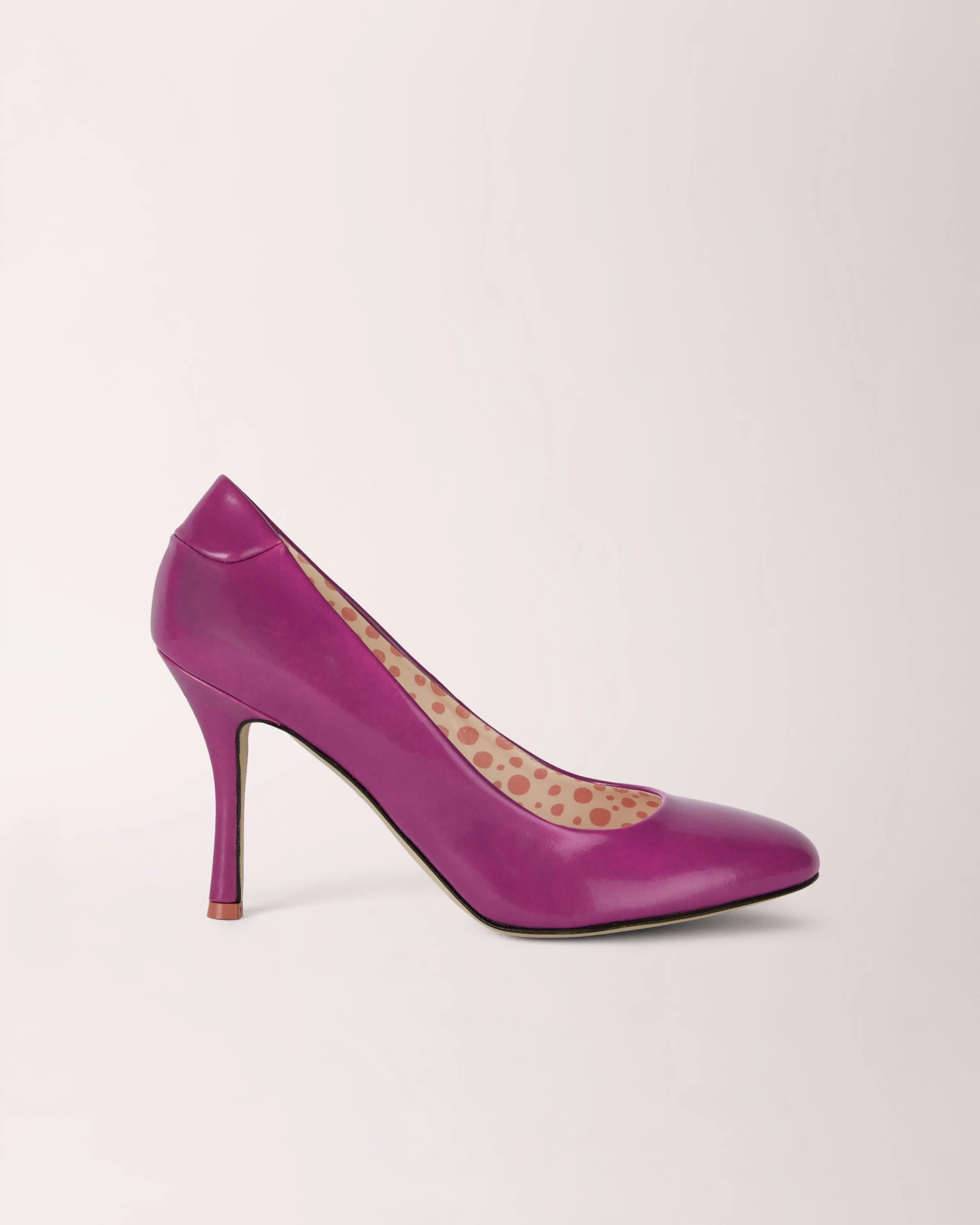 Classic Cheeletto Pump | Matte | Purple