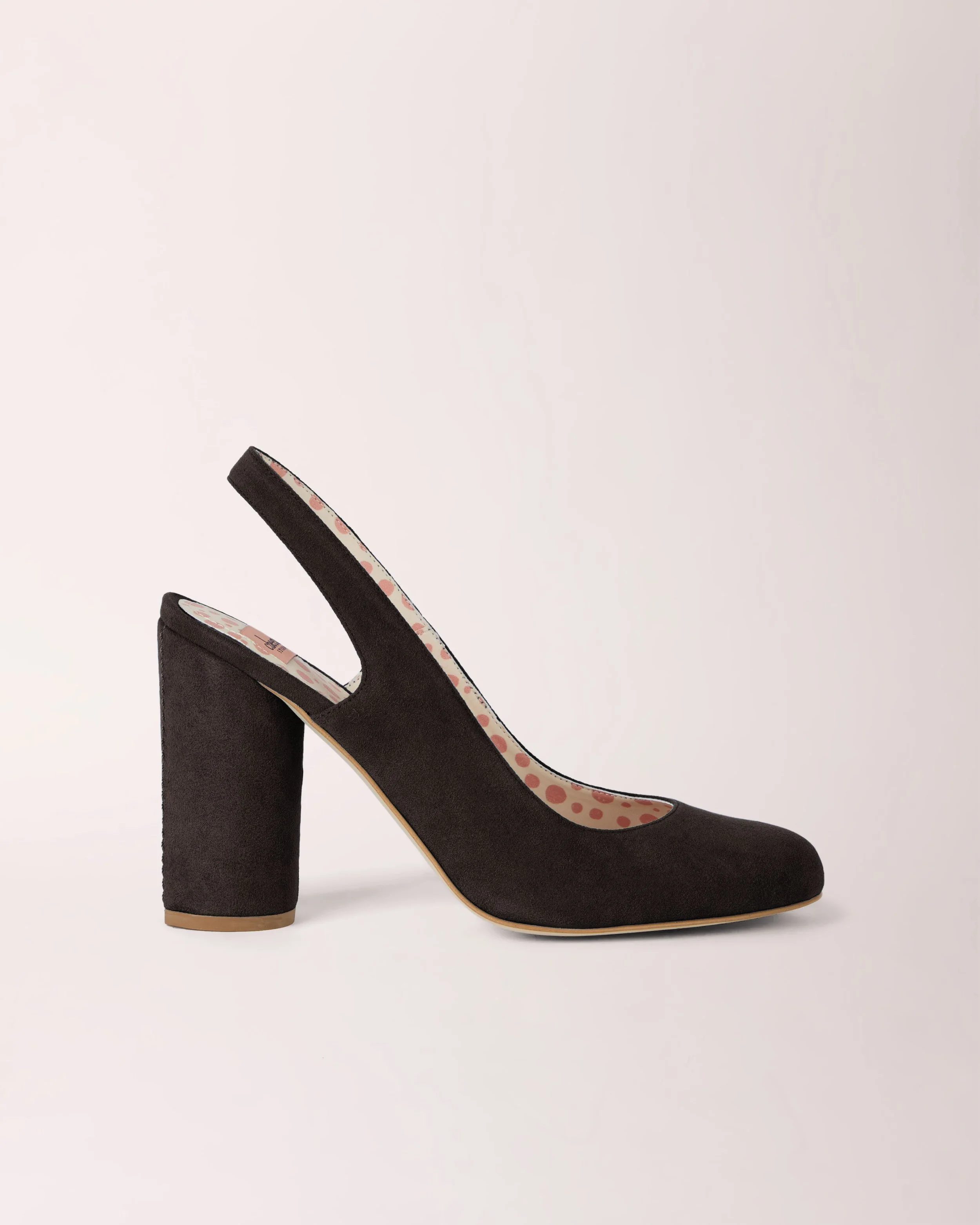 Sling-back Cheeletto | Suede | Black