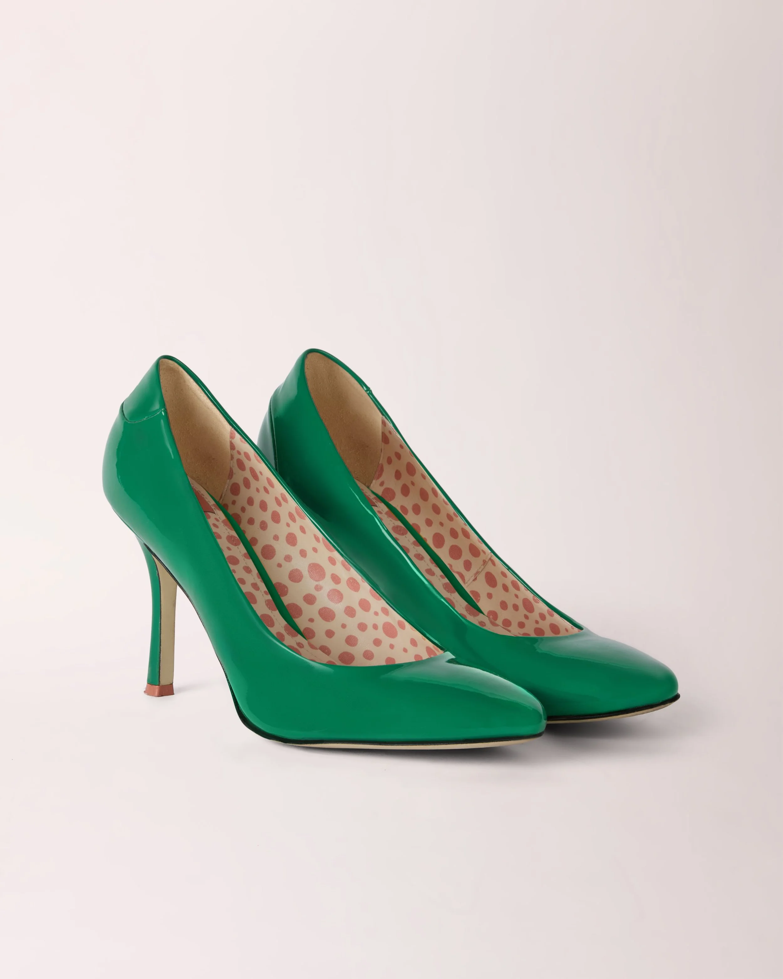 Classic Cheeletto pump | patent | Green