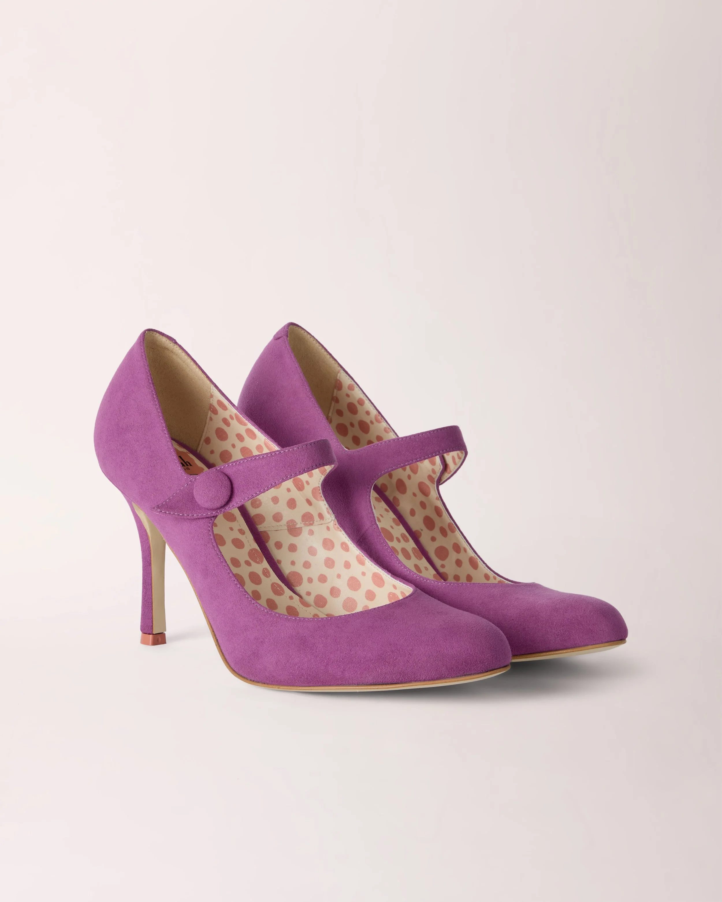 Mary-Jane Cheeletto | Suede | Purple
