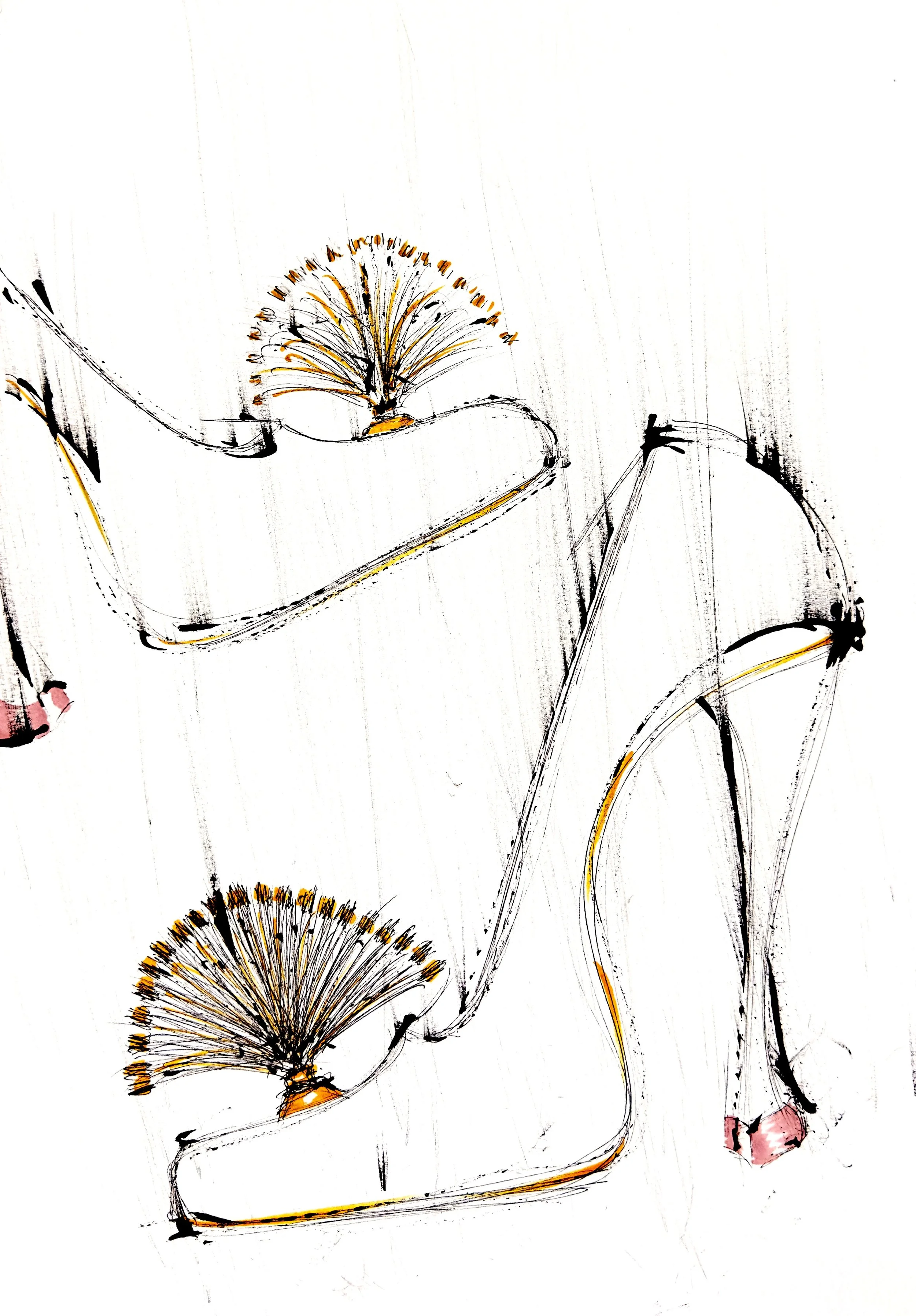 Mohawk Cheeletto Gold & Black